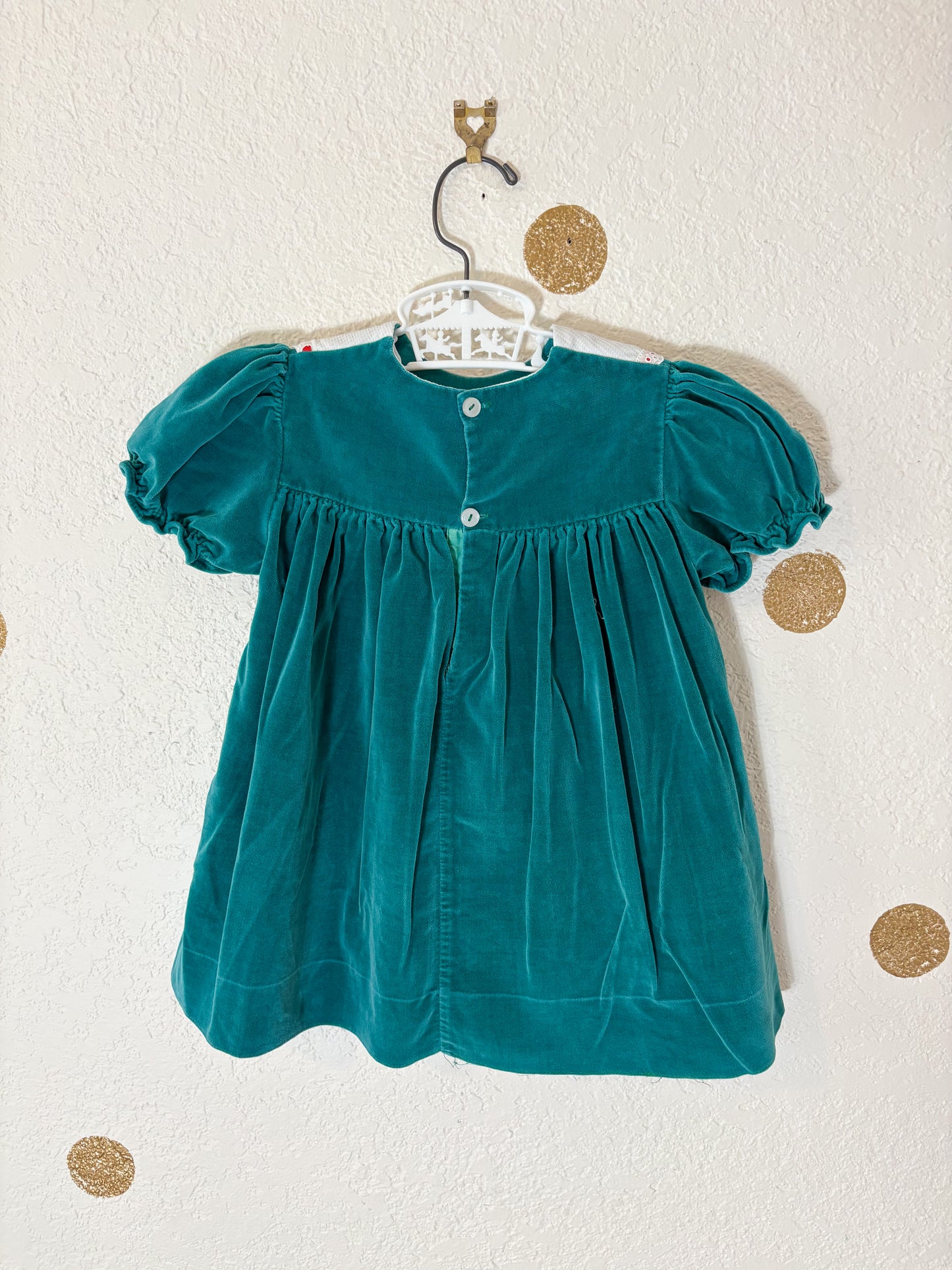 Unbranded vintage velour dress.