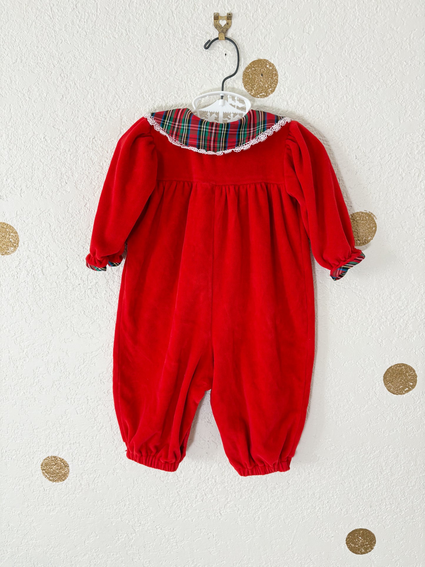 Unbranded vintage appliqué baby romper