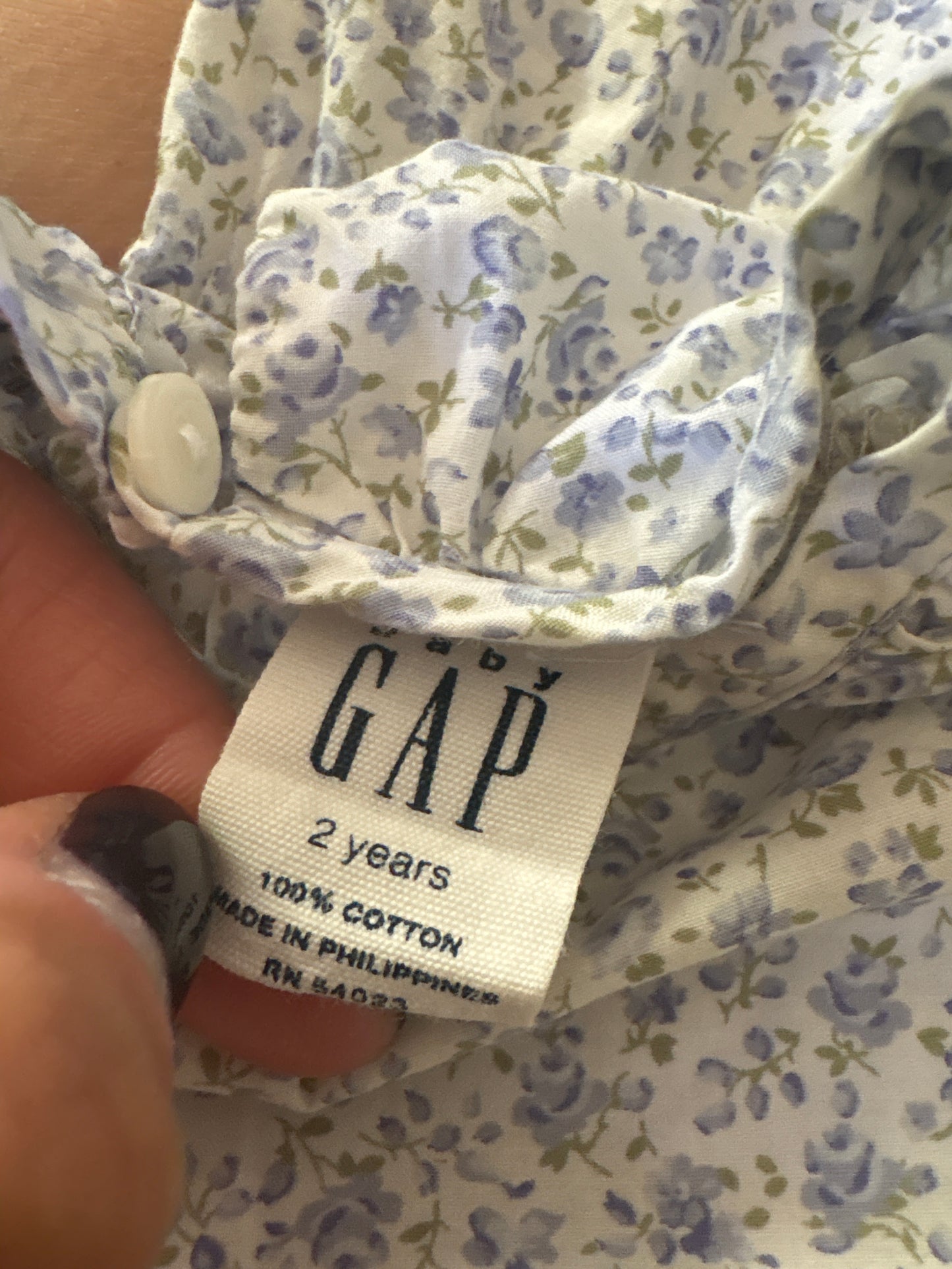 Y2k Gap floral toddler dress.