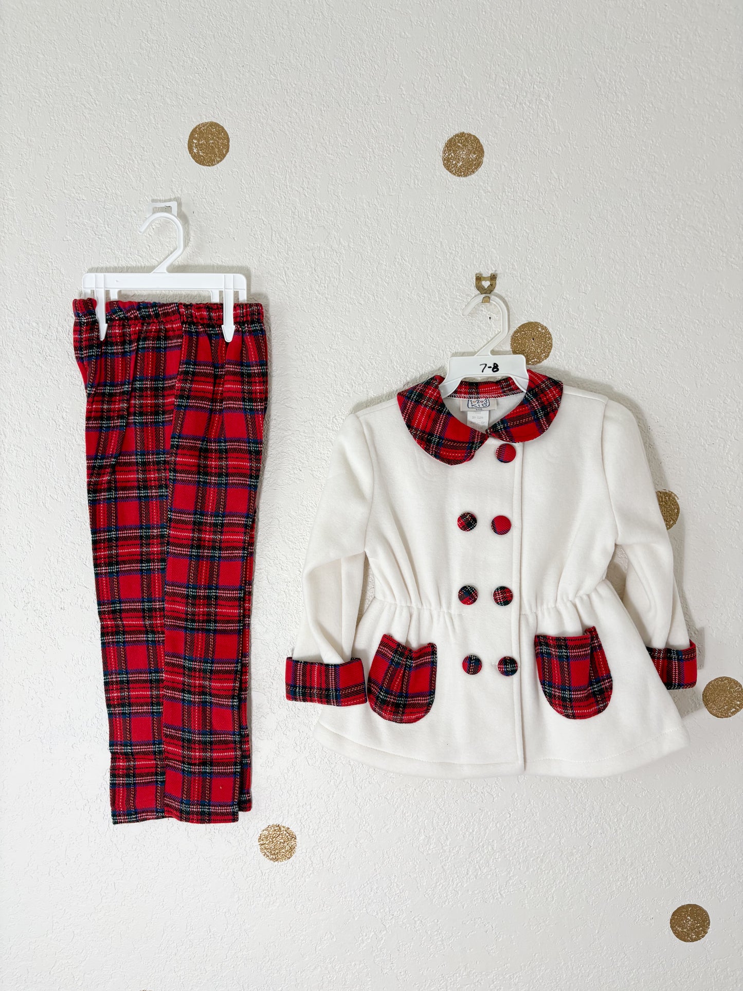 Deadstock vintage 123 Kid coat/top + matching pants set.