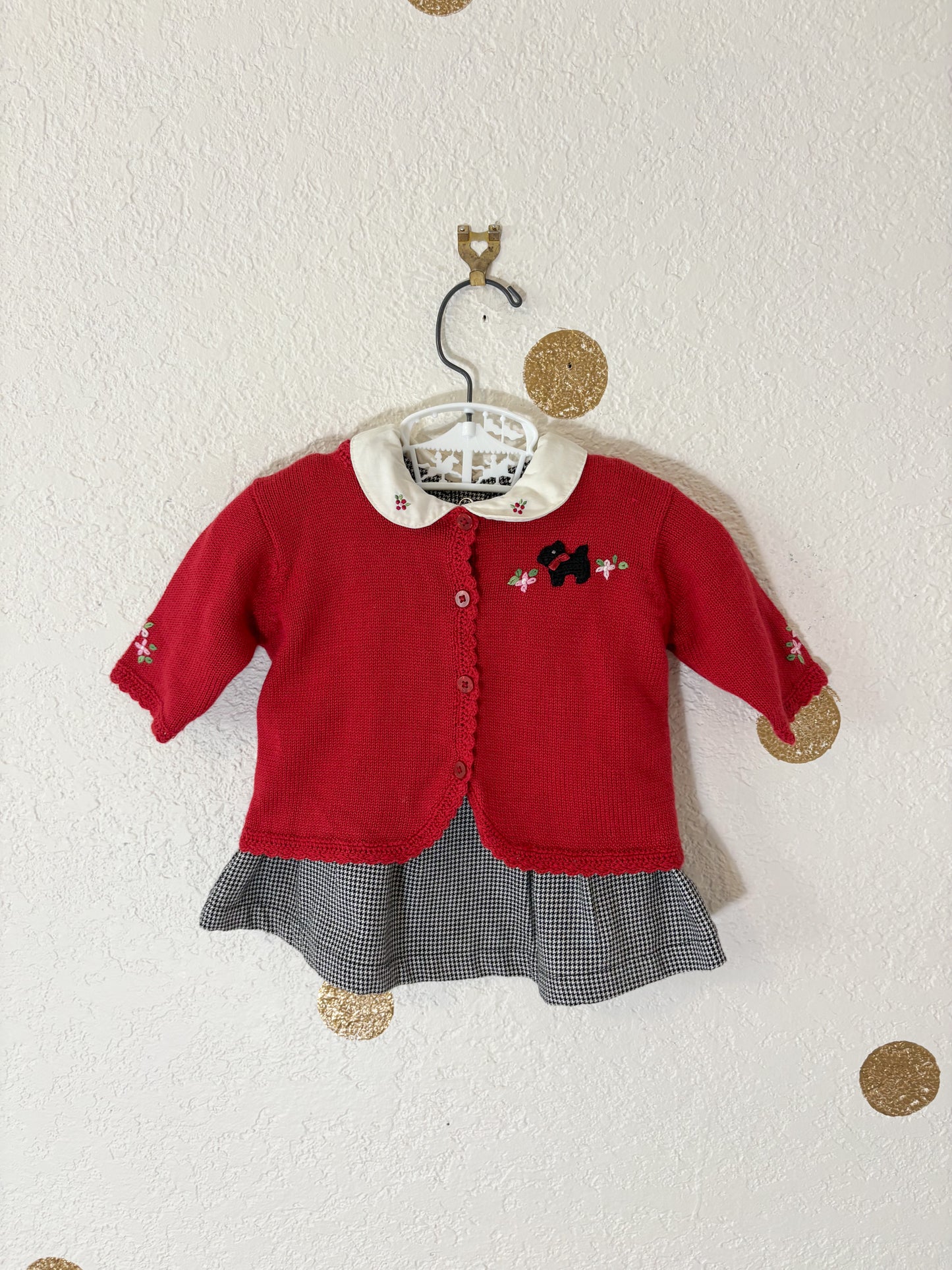 Vintage Gymboree 4 piece set + NWT baby shoes bundle