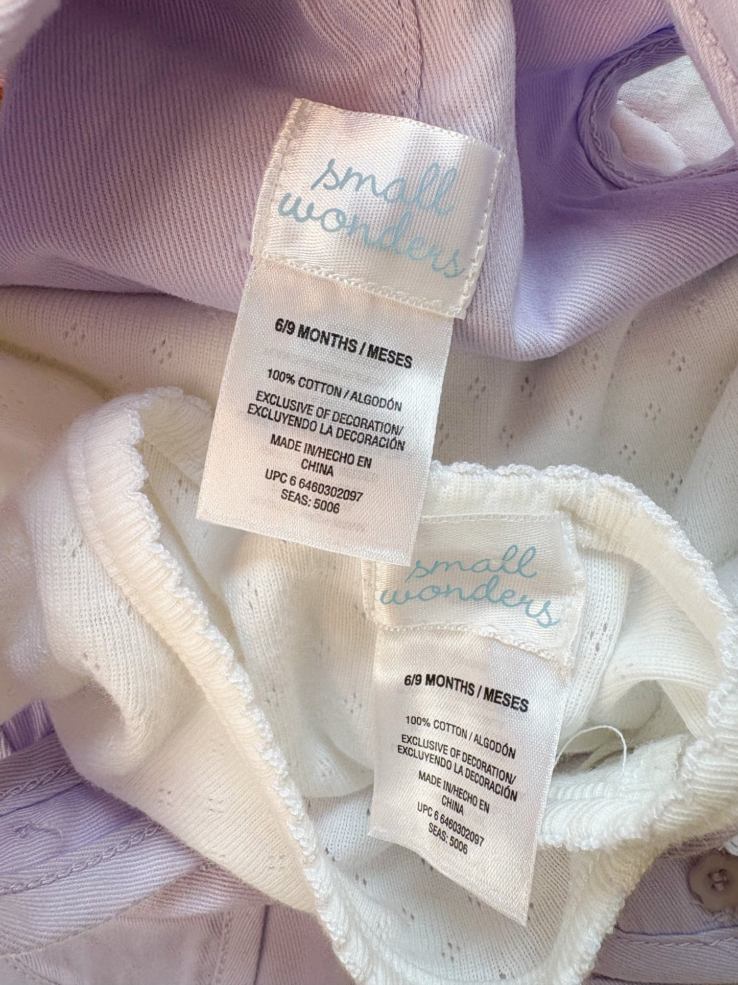 NWT y2k Small Wonders 2 piece baby set.
