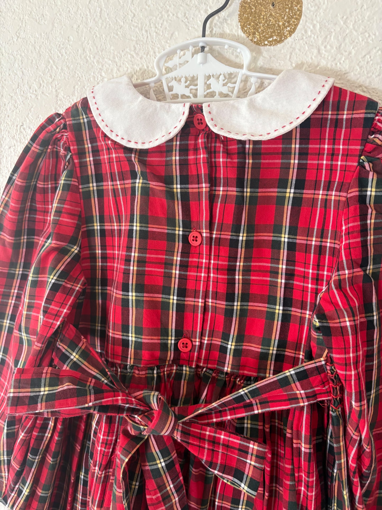 Hartstrings plaid dress.