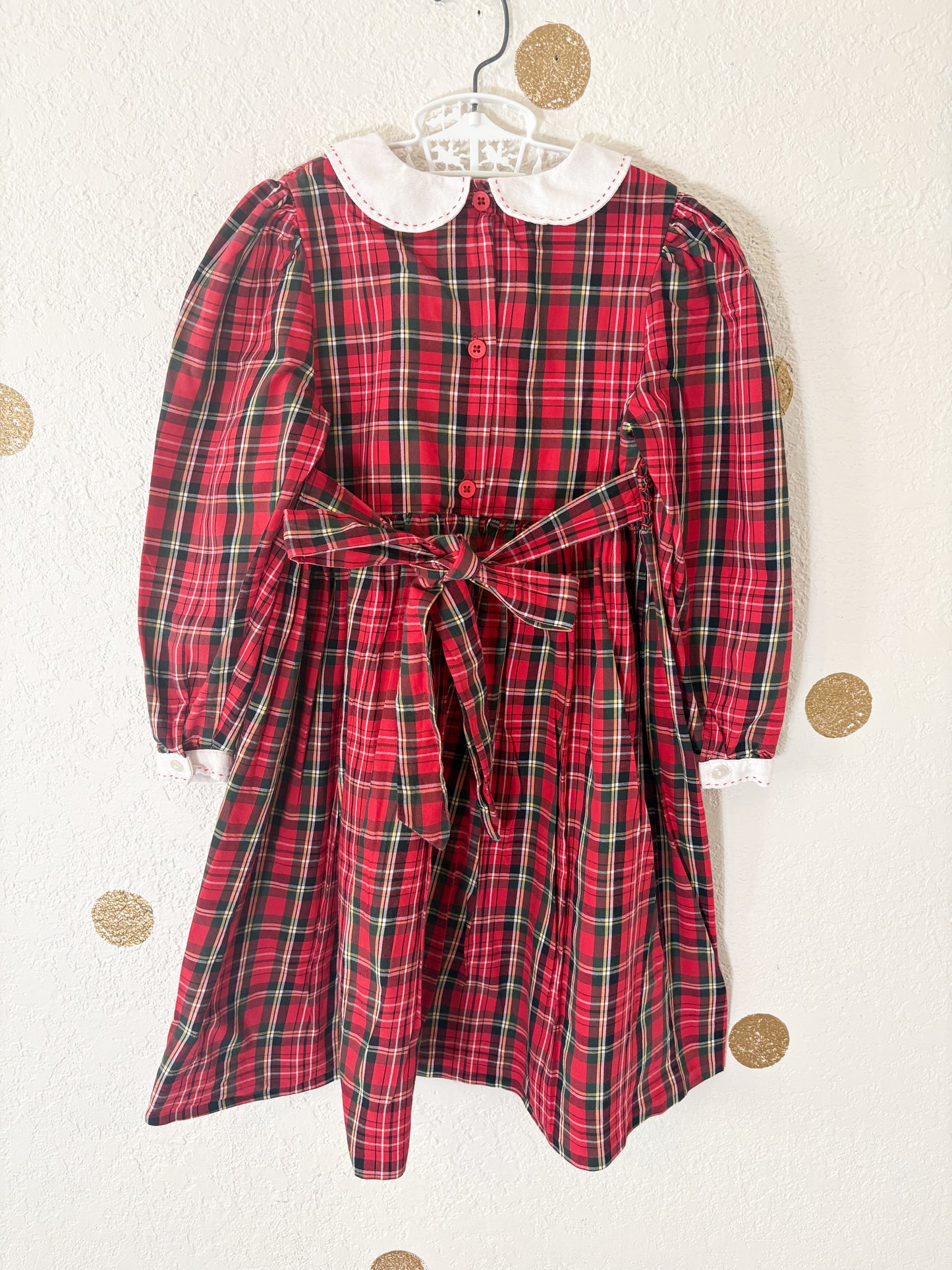 Hartstrings plaid dress.