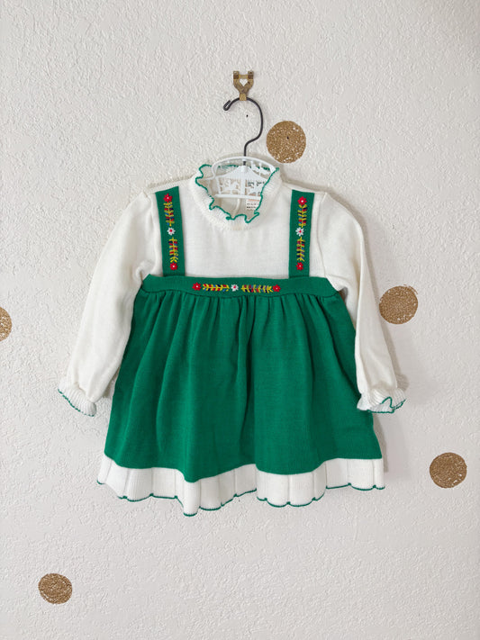 Vintage Toddletime acrylic baby dress.