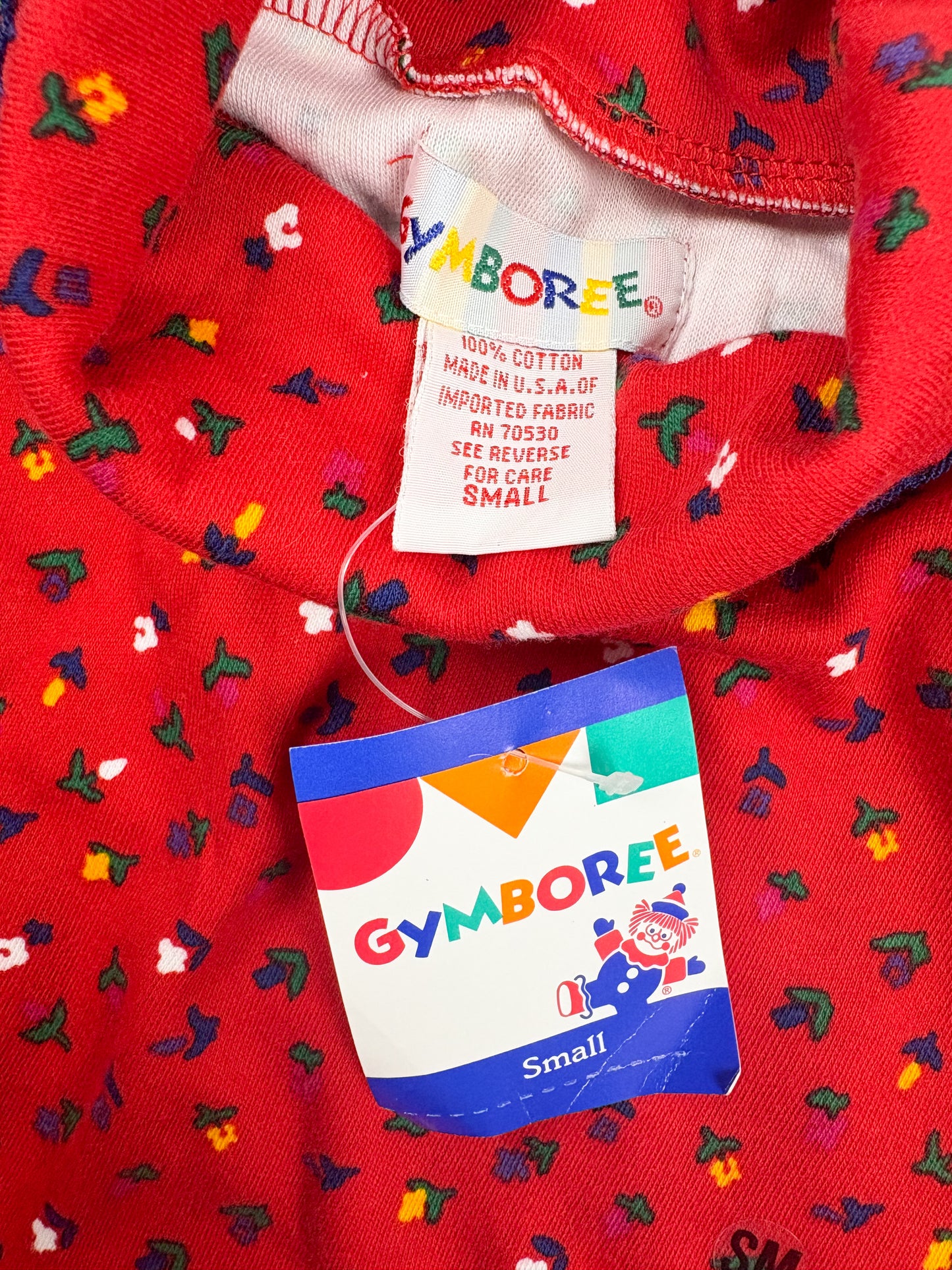 Deadtock vintage Gymboree floral turtleneck
