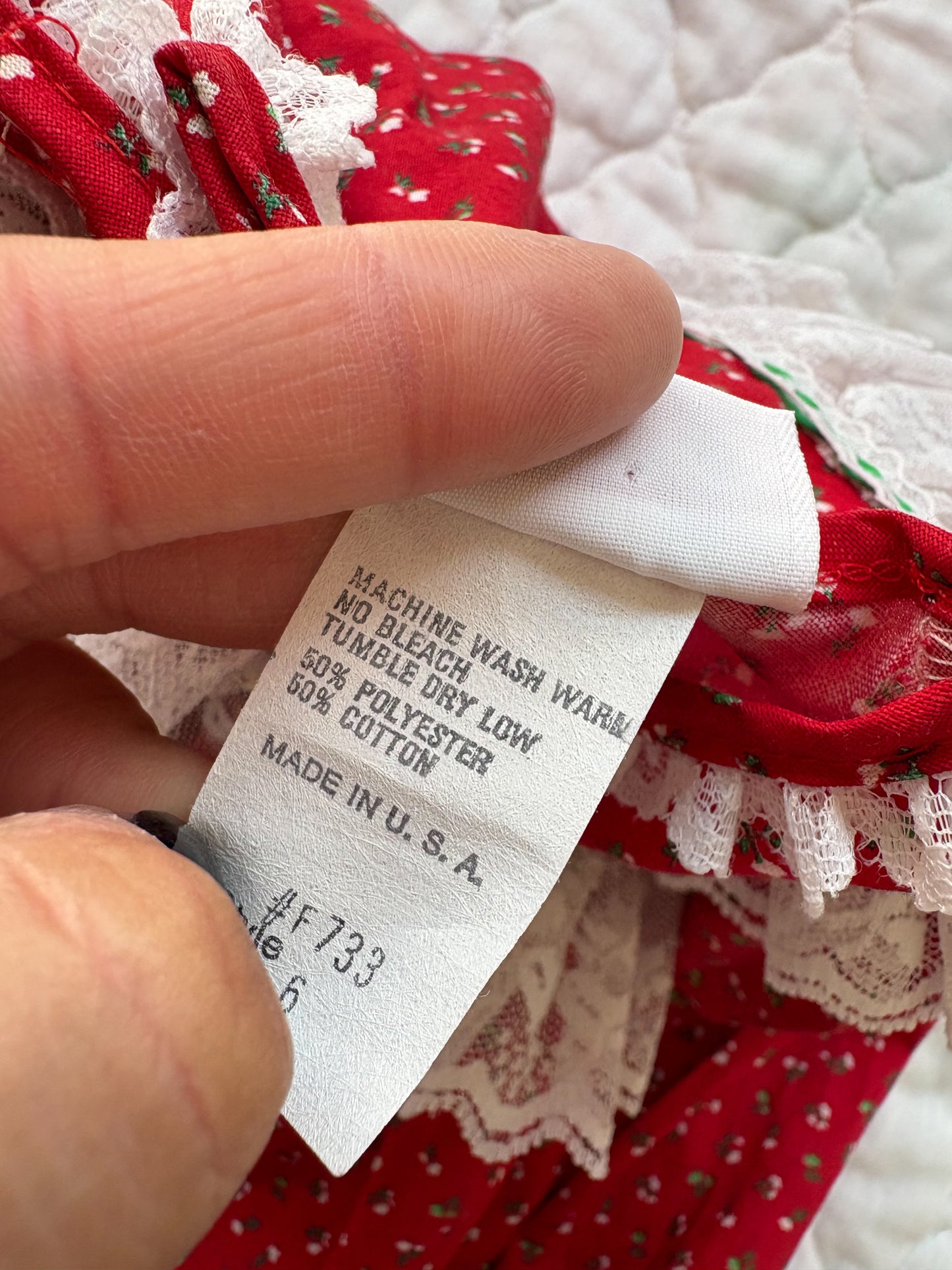 Vintage Bryan & Co frilly dress