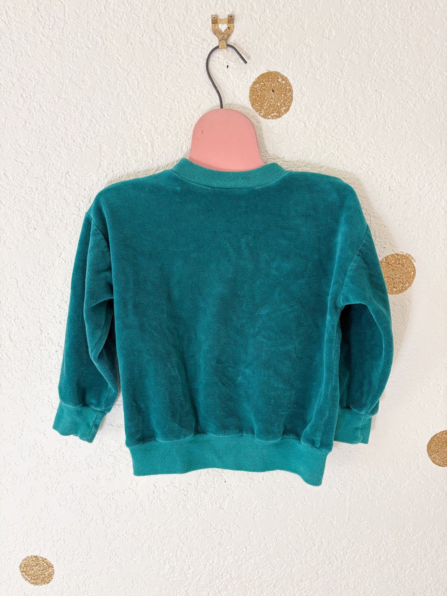 Vintage Rebecca Raggs Original velour toddler set.