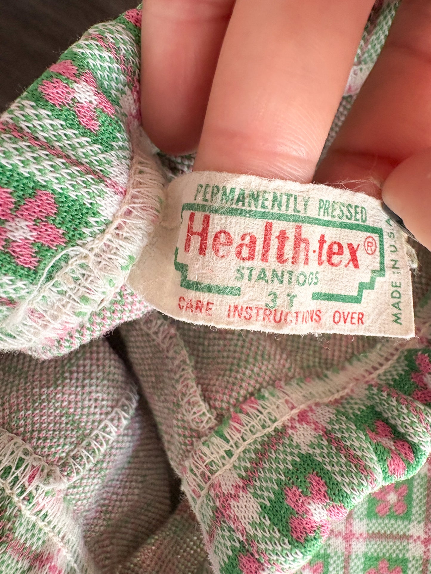 Vintage Nannekins + Healthtex toddler set.
