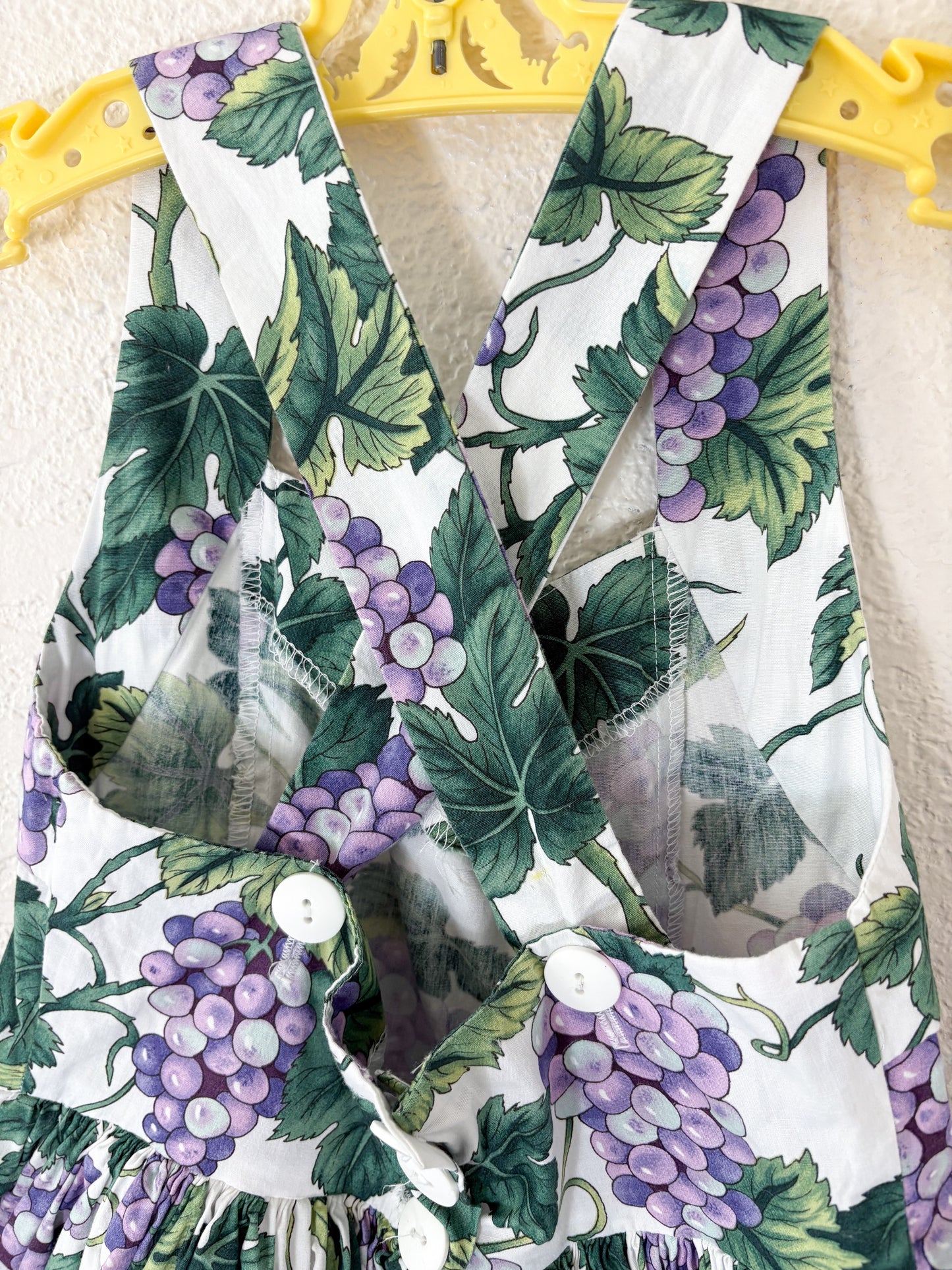 Vintage Plum Pudding AOP full circle dress.
