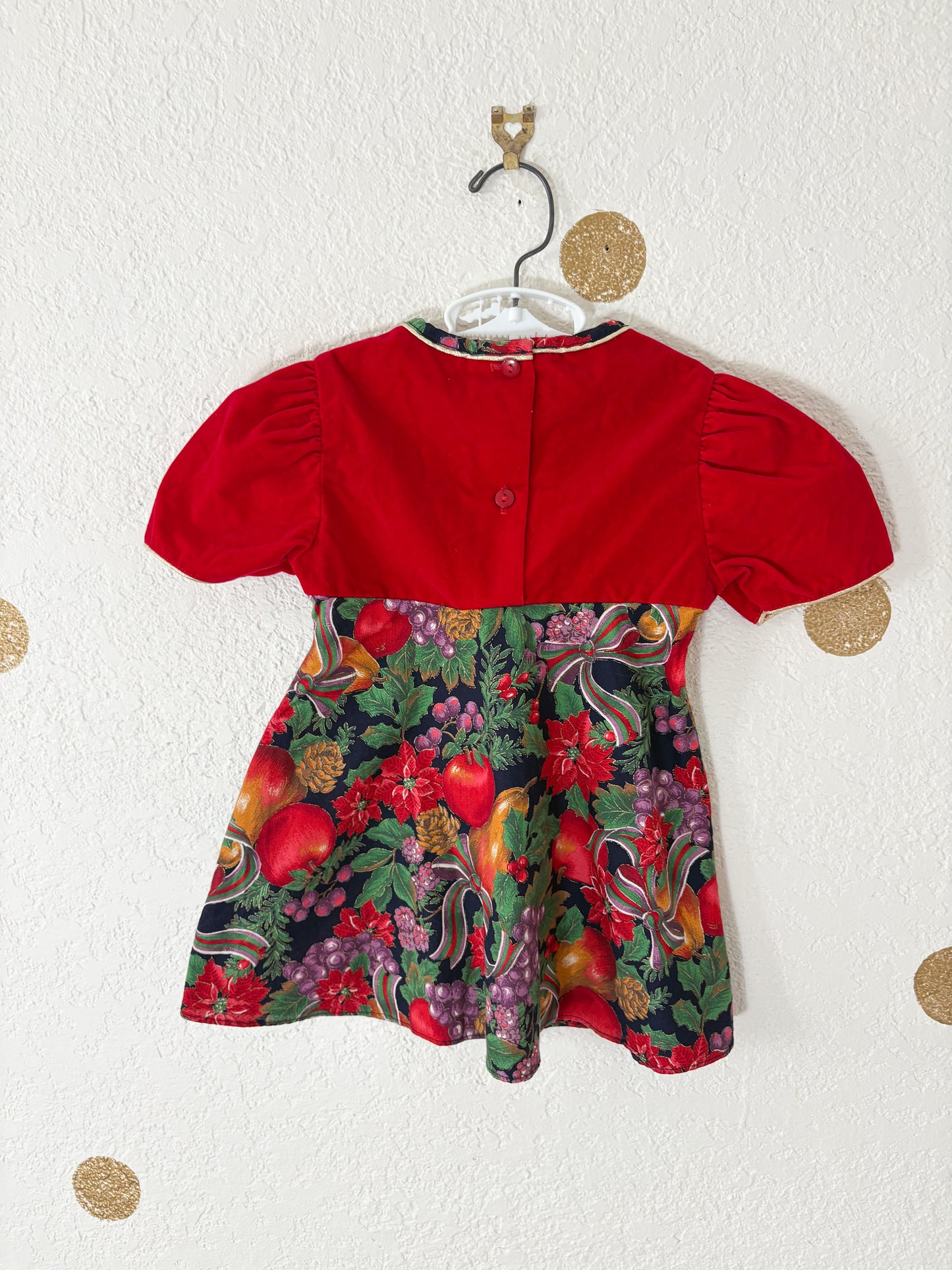 Vintage Little Precious toddler holiday dress.