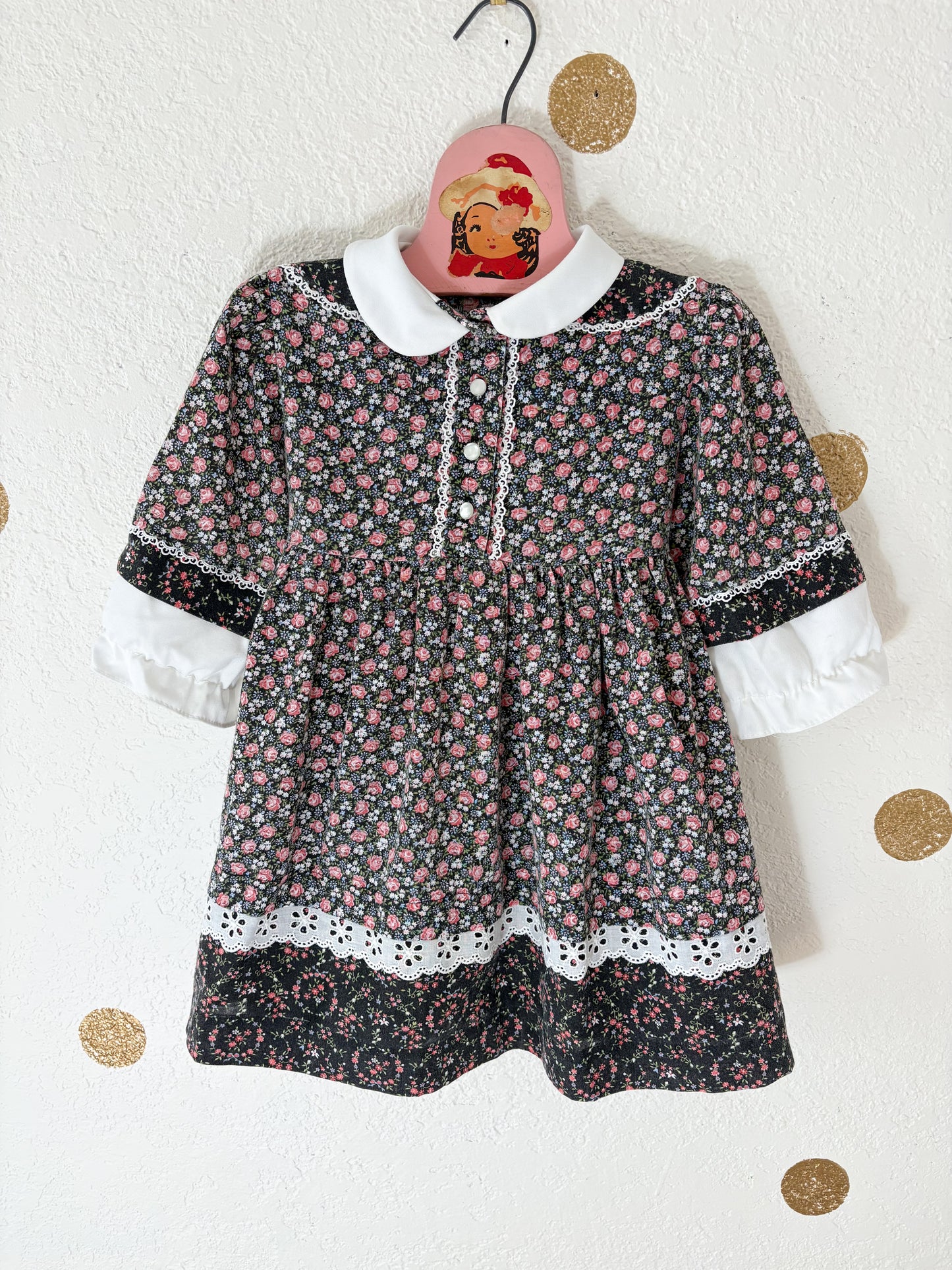 Vintage Cinderella floral dress/tunic.