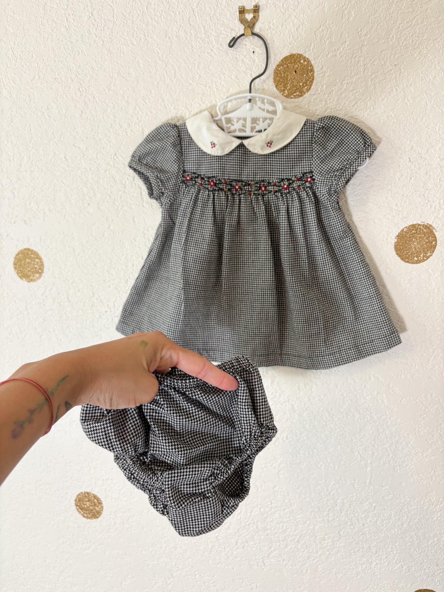 Vintage Gymboree 4 piece set + NWT baby shoes bundle