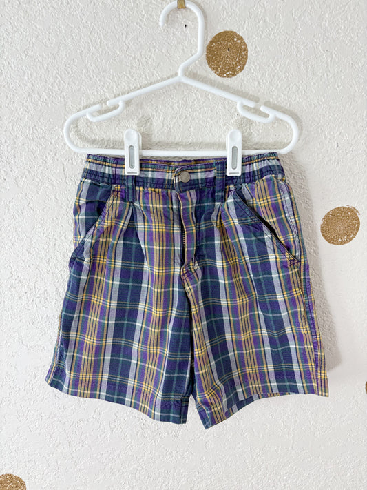 Vintage Merona plaid shorts.