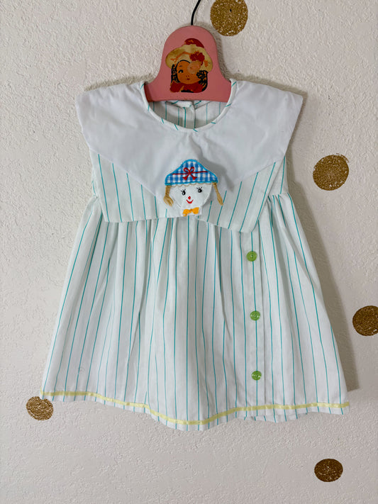 Vintage appliqué toddler dress/tunic.