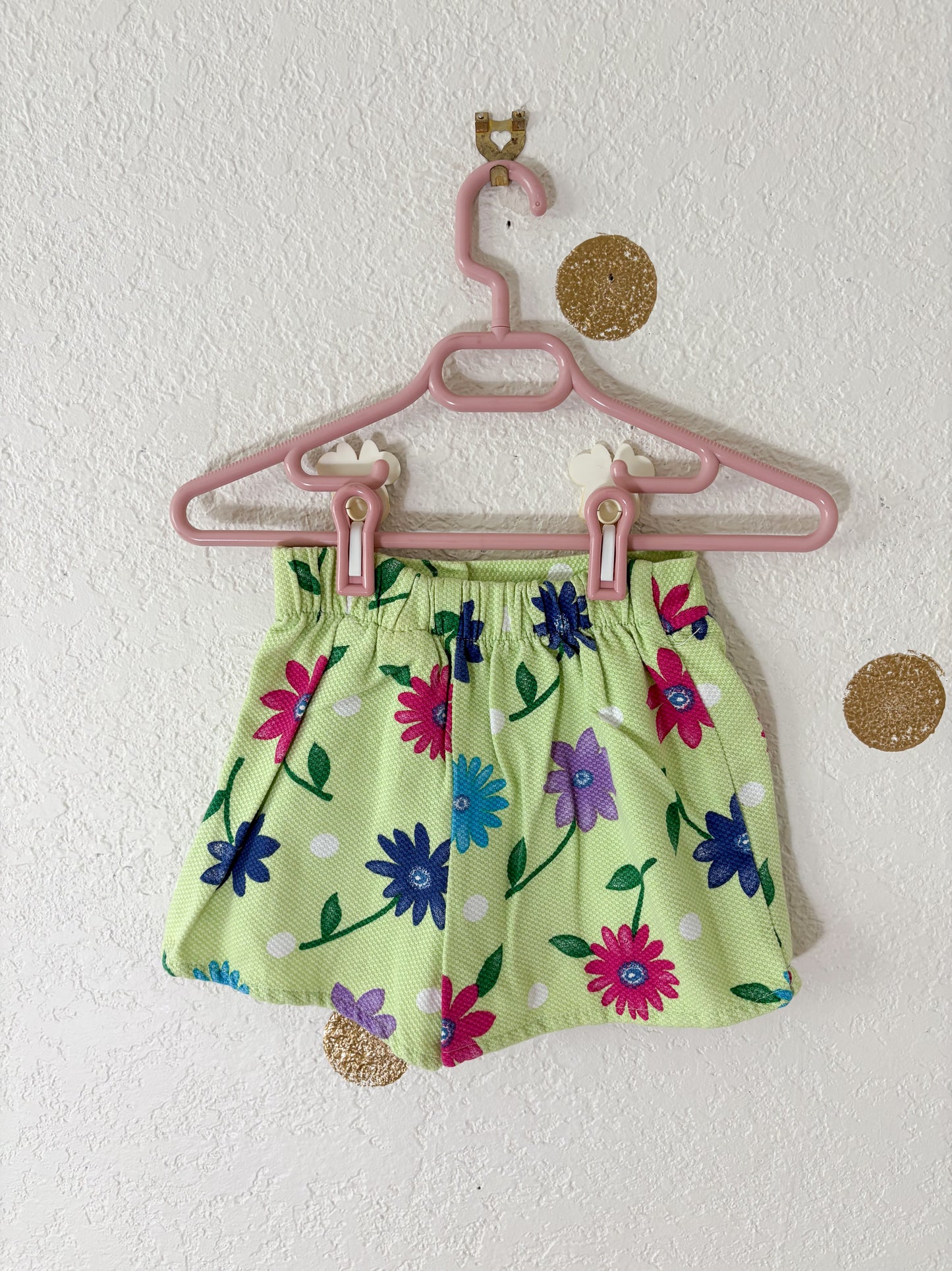 Vintage Sprockets floral toddler 2 piece set.