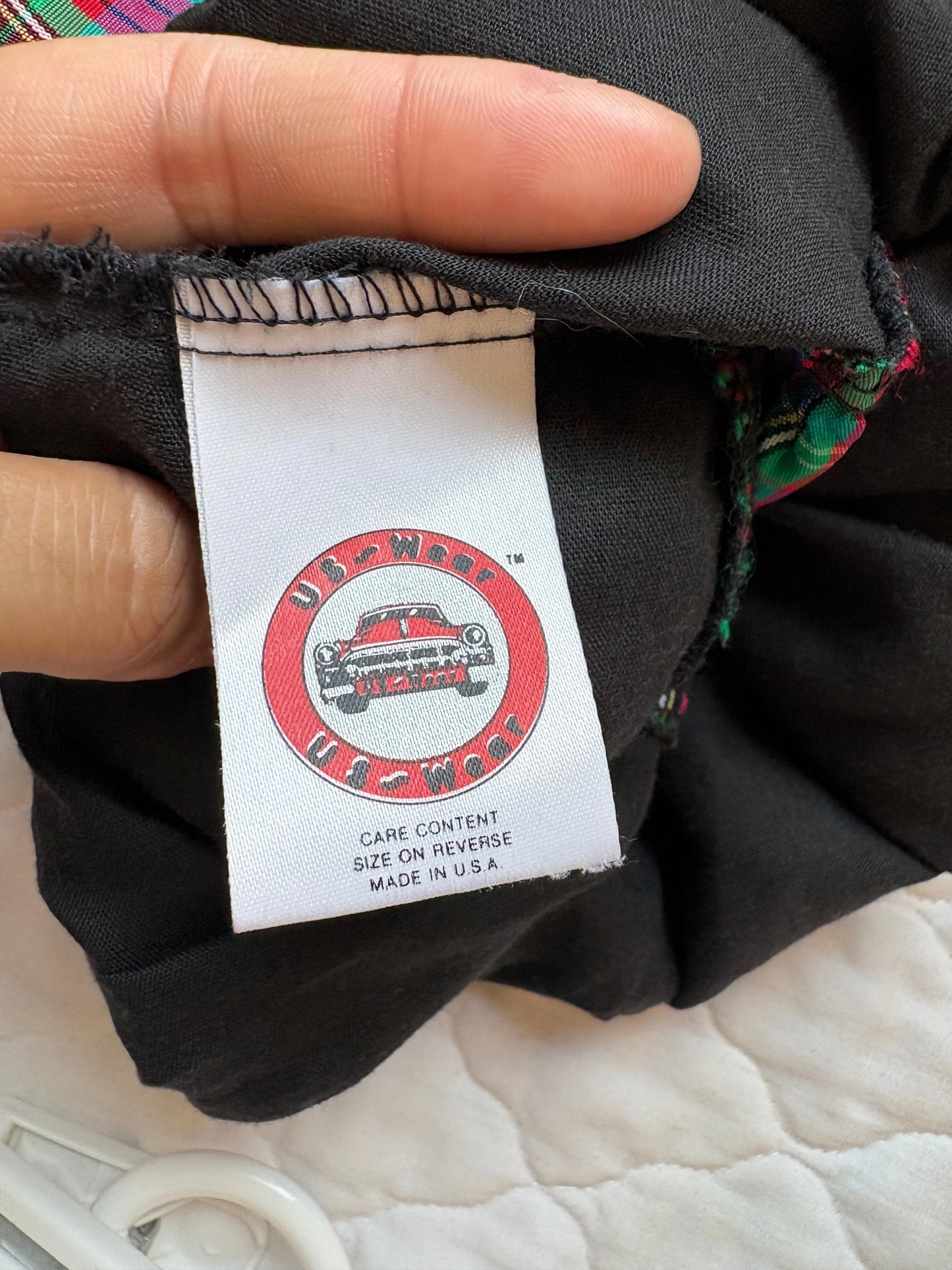 Vintage Us-Wear plaid skirt.