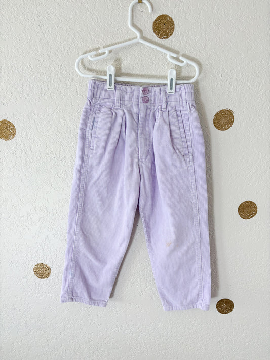 Vintage Pepermint Lane corduroy pants.
