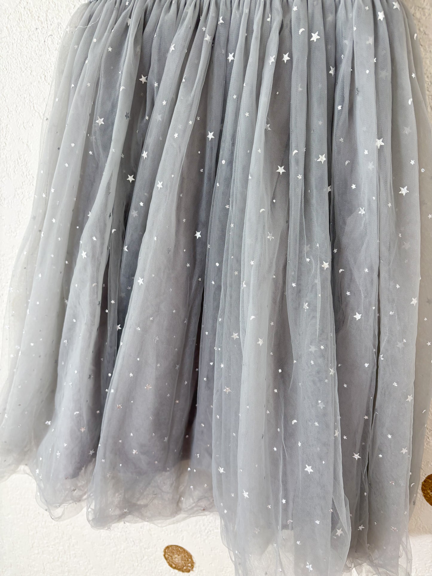 Modern boutique tulle dress.
