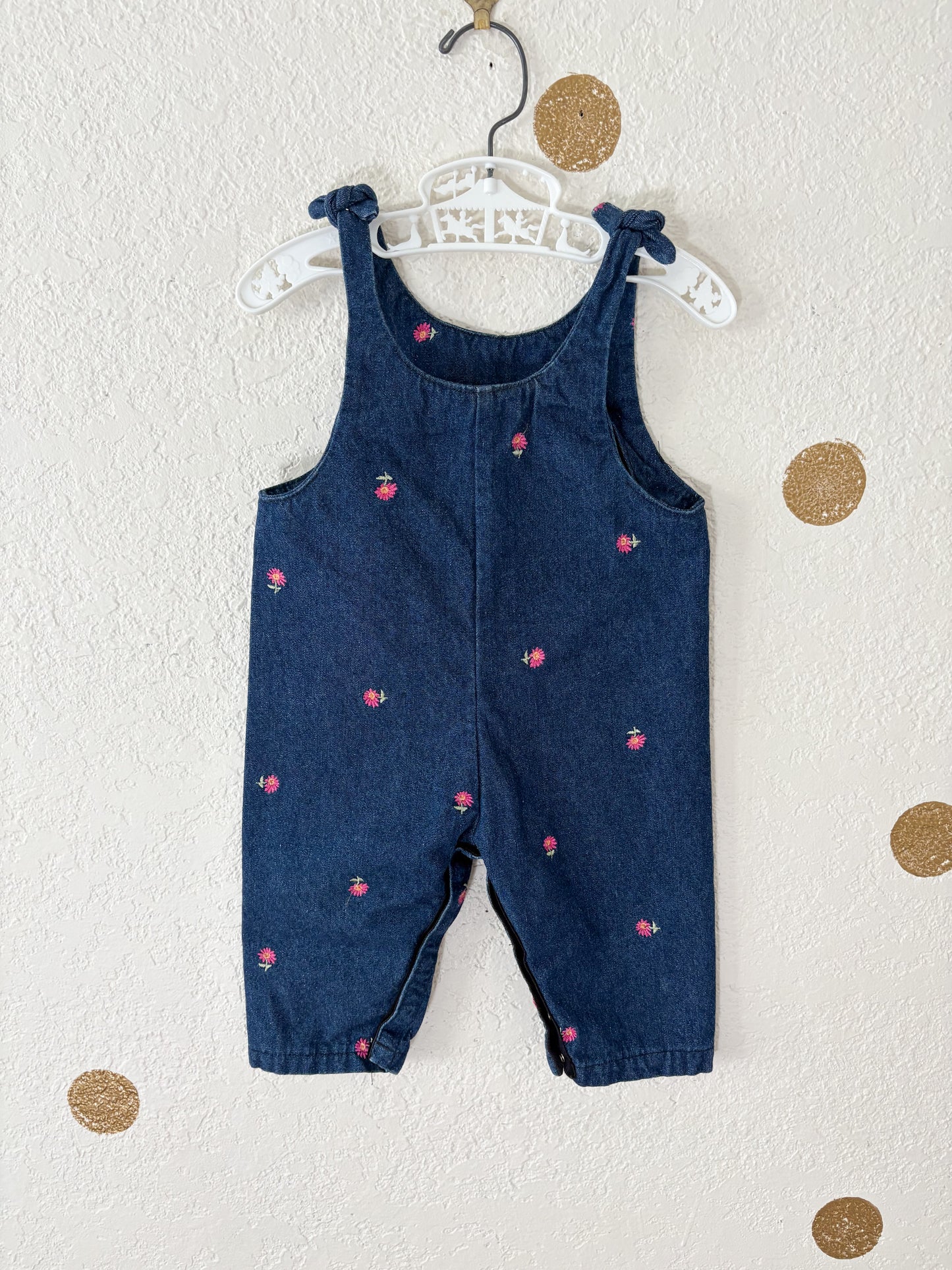 Unbranded vintage embroidered baby romper.
