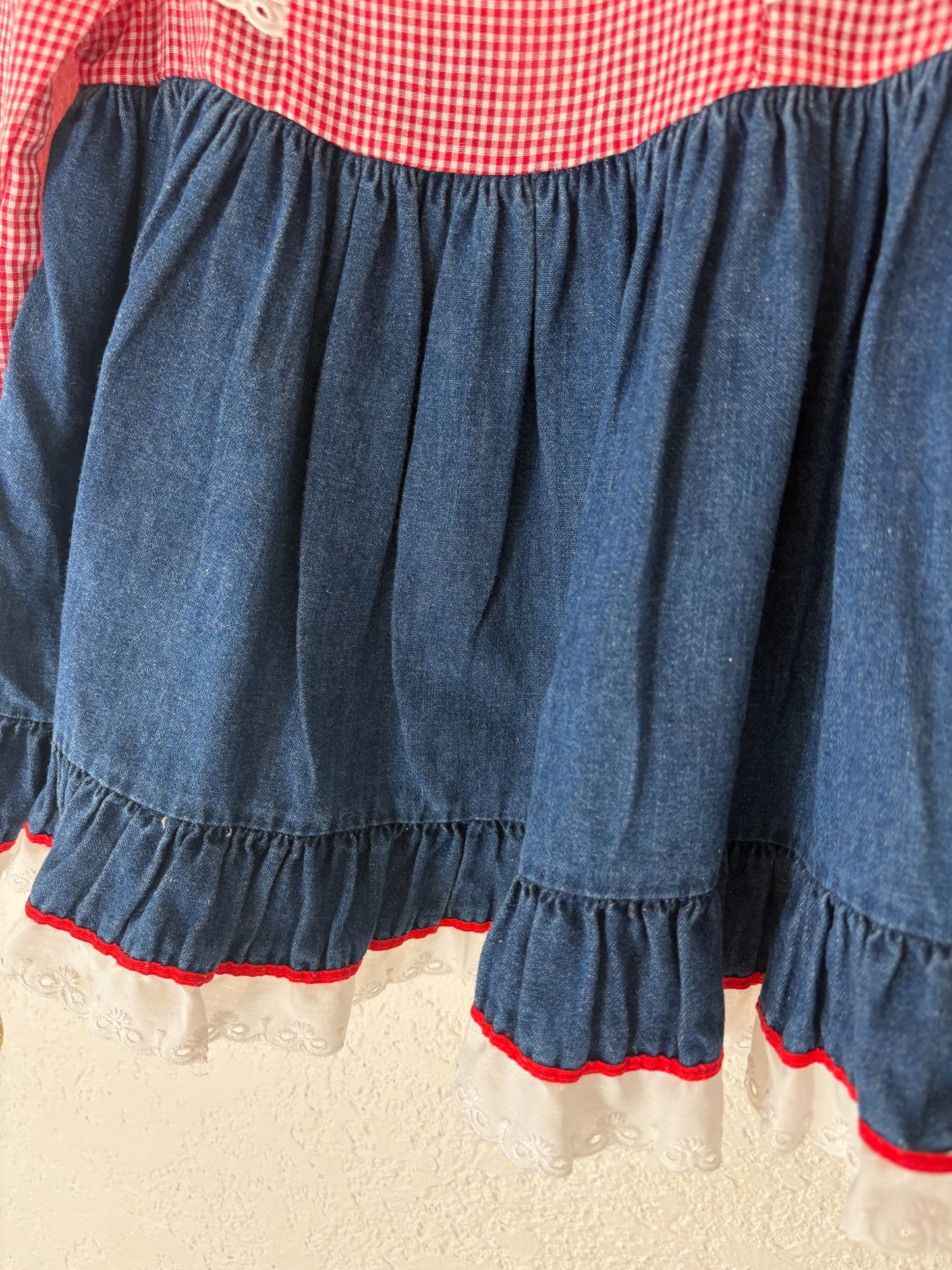 Vintage Youngland prairie toddler dress.