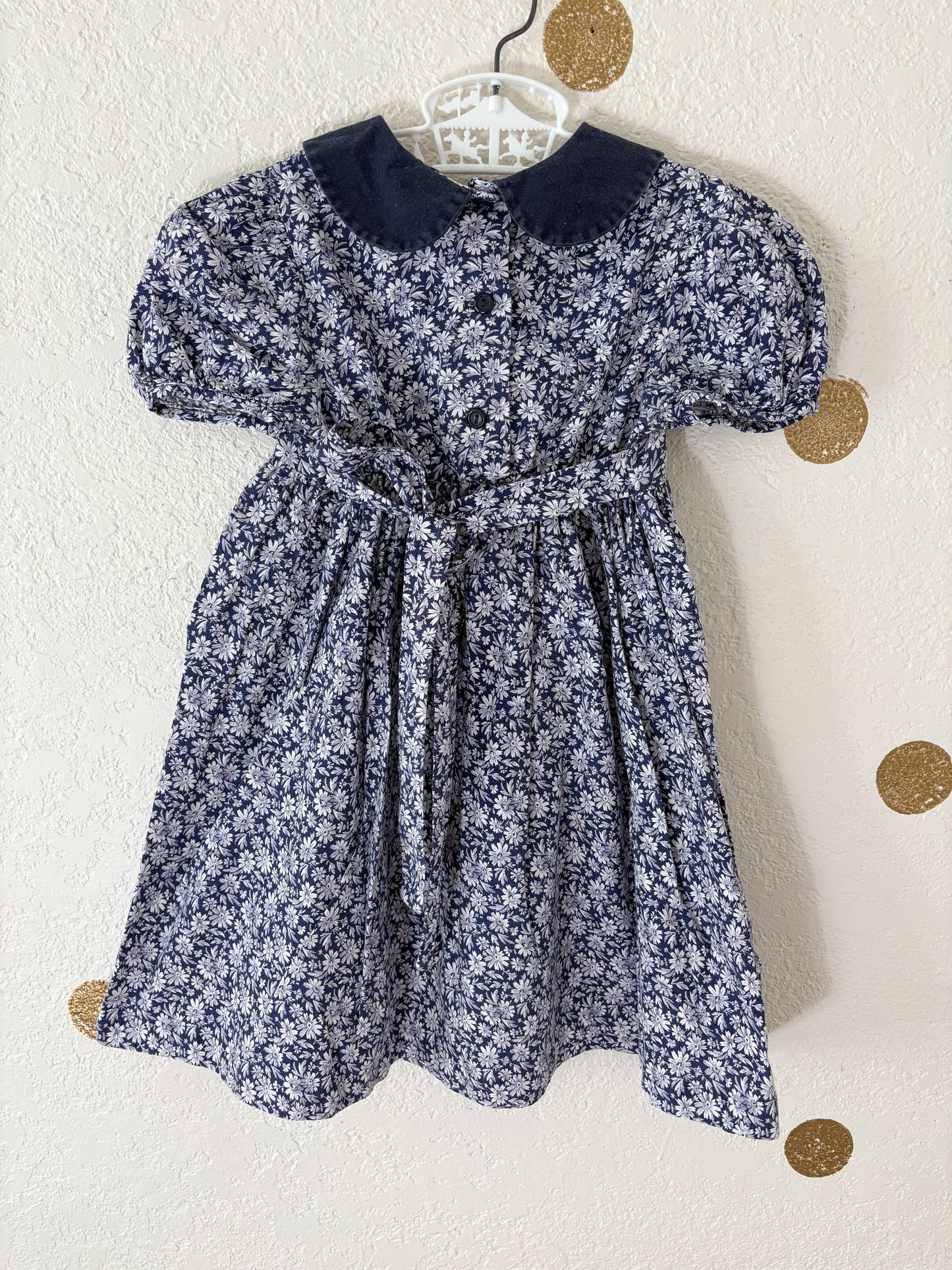 Vintage Bonnie Jean floral toddler dress.