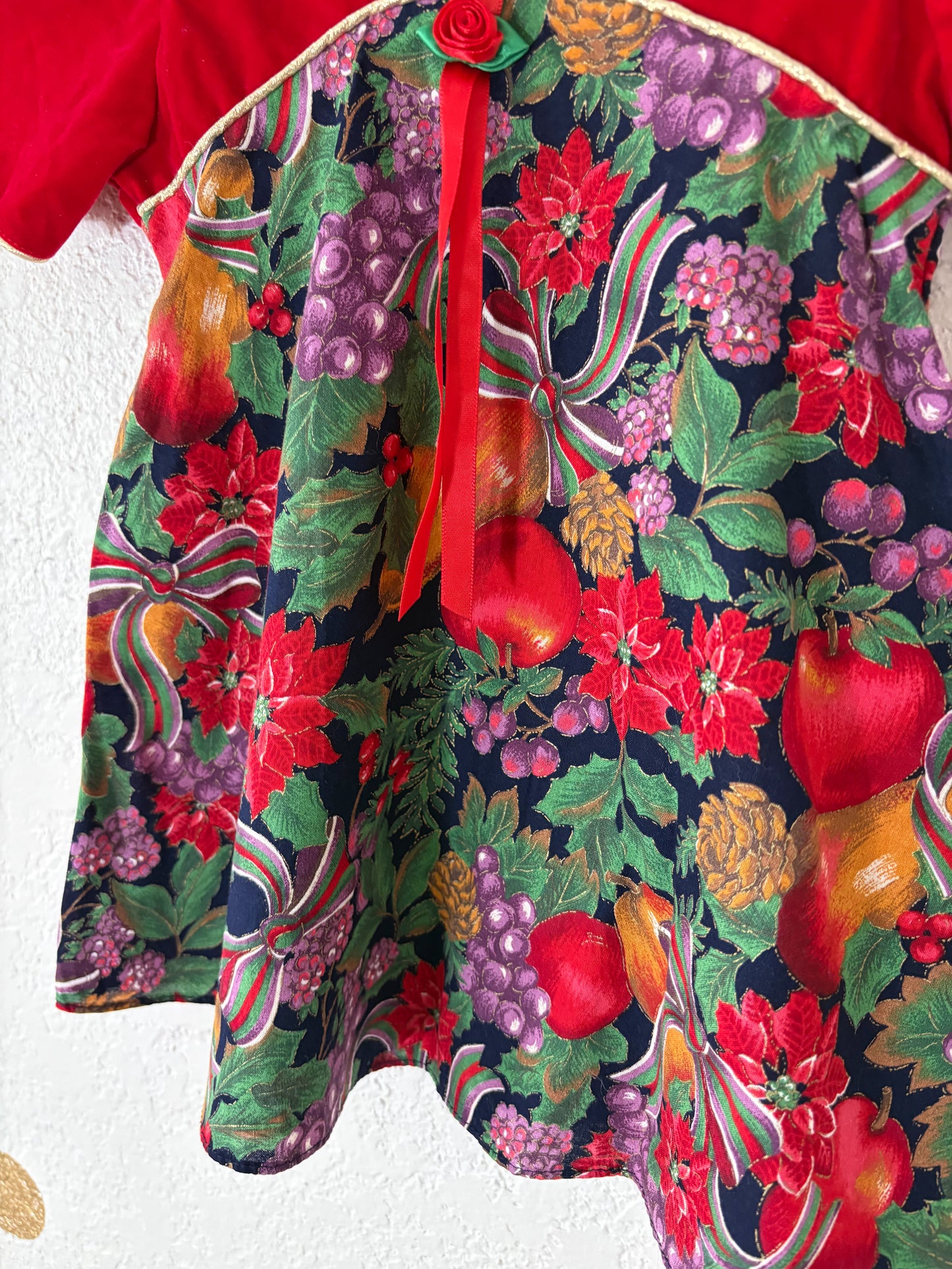 Vintage Little Precious toddler holiday dress.