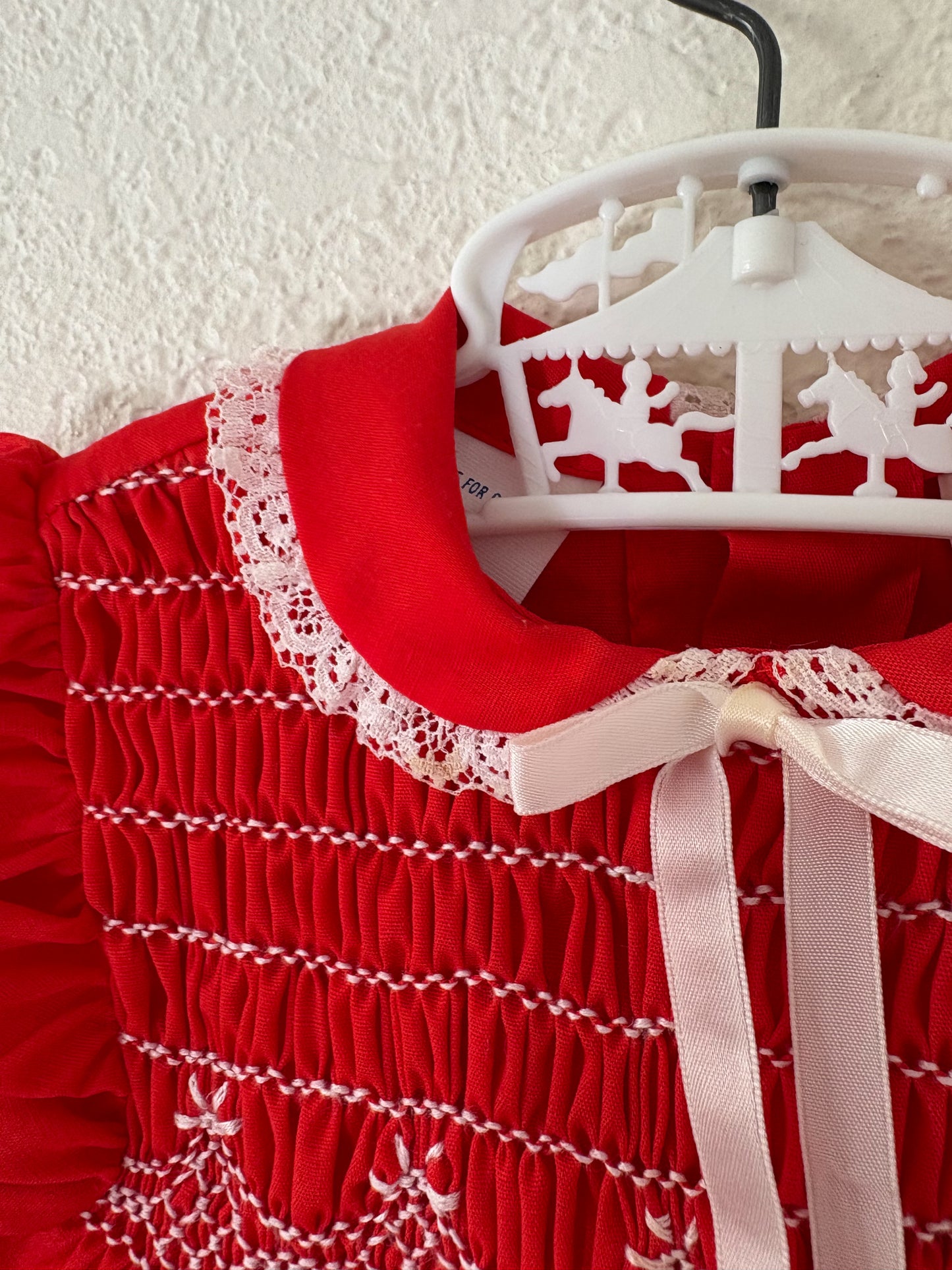 Vintage Princess Anne smocked baby dress.