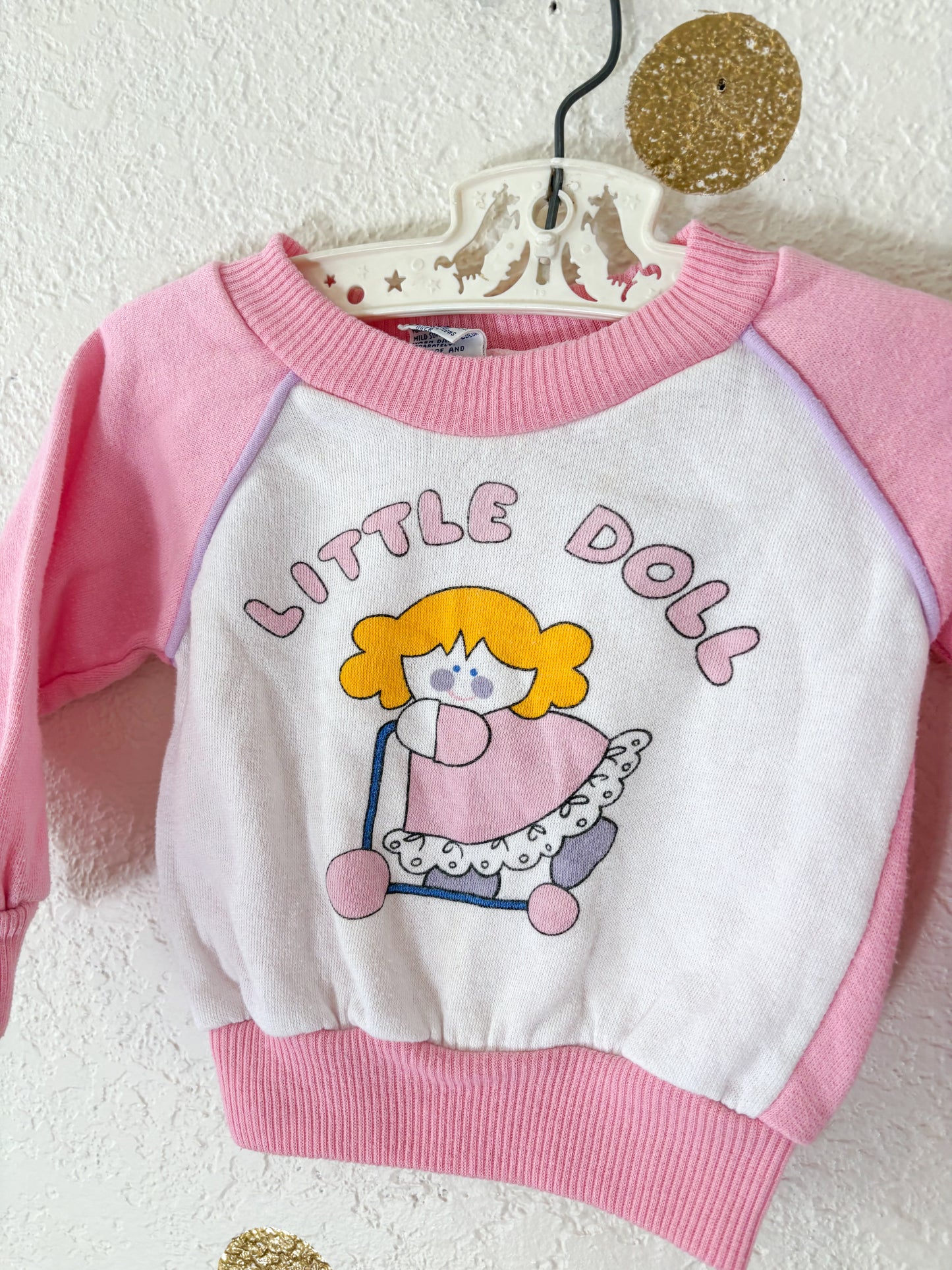 Vintage HopScotch baby crewneck.