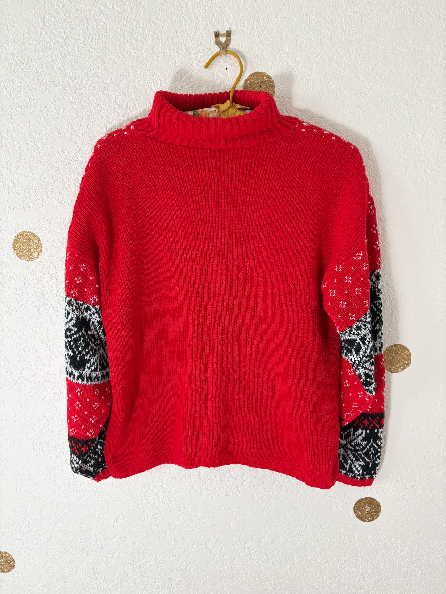🔆 For the mamas 🔆 Unbranded vintage acrylic turtleneck sweater.