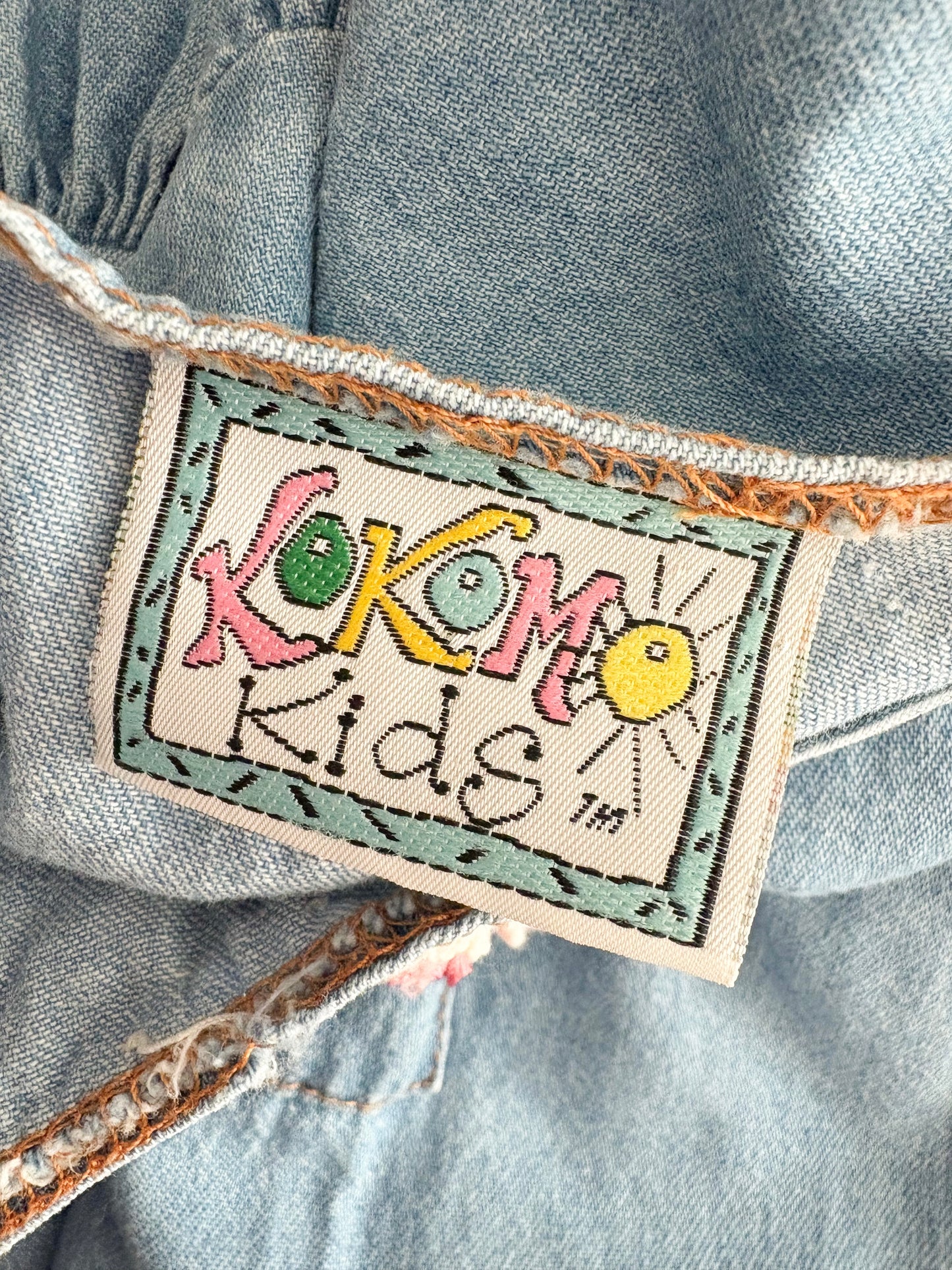 Vintage Kokomo Kids chambray toddler jumper.