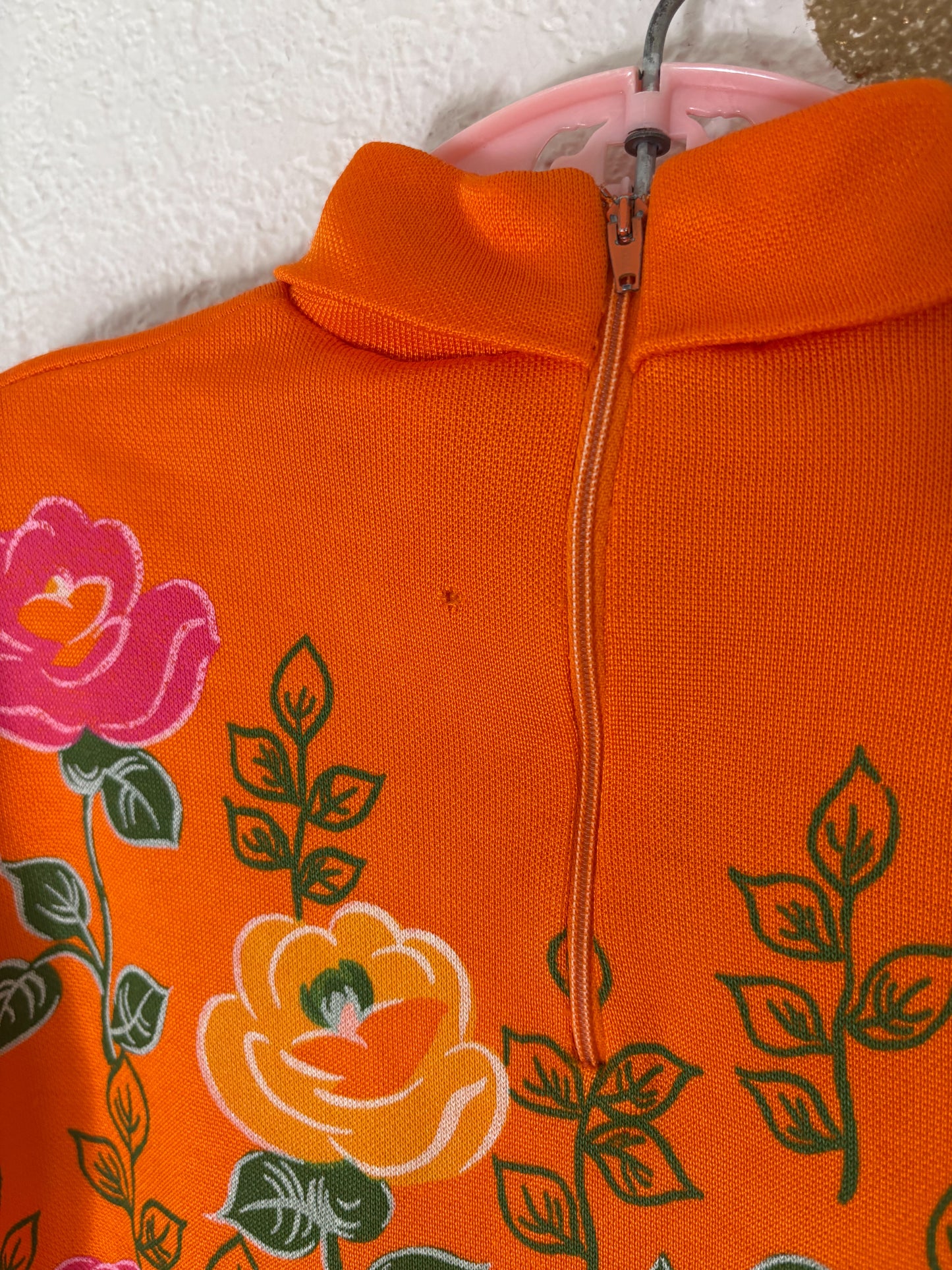 Vintage Caperknit 70s floral top.