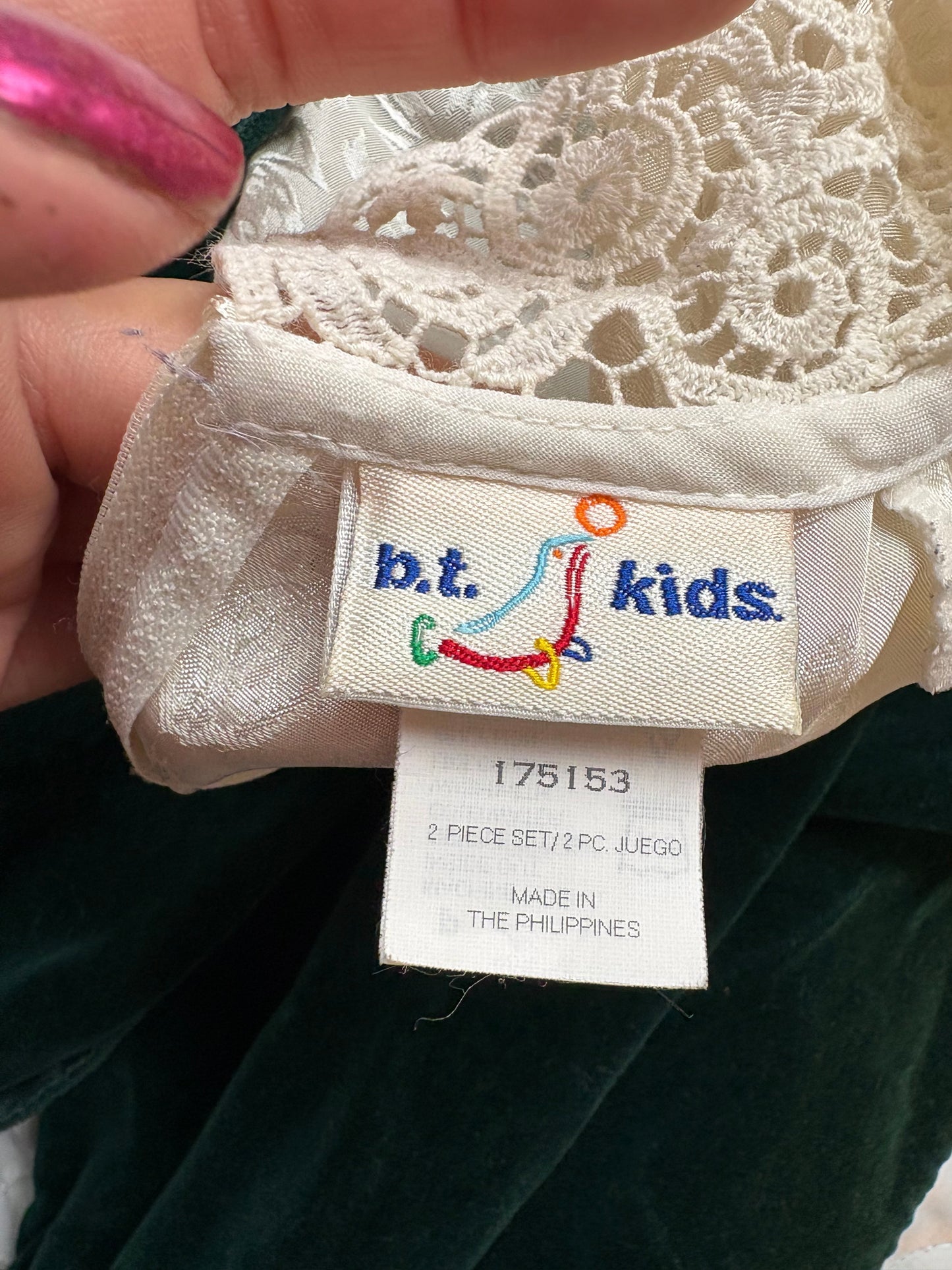 Vintage/y2k velour baby romper.