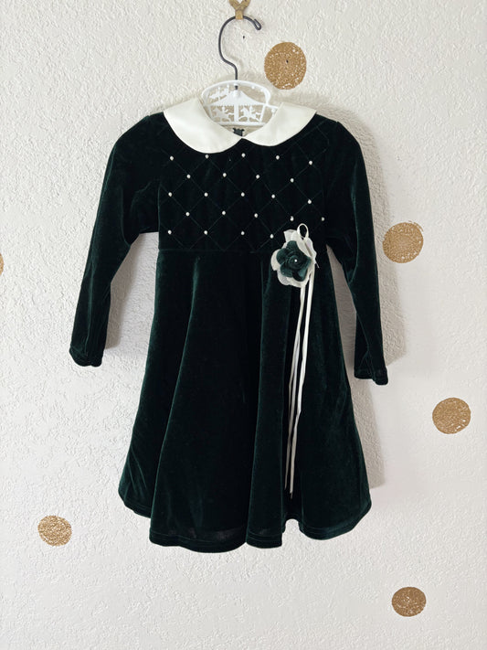 Vintage/y2k GoodLad velour toddler dress.
