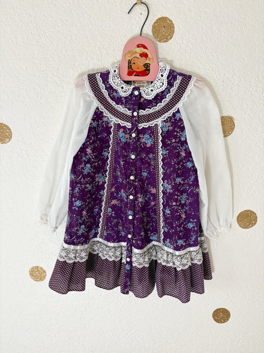 Vintage Gunne Sax toddler prairie dress.