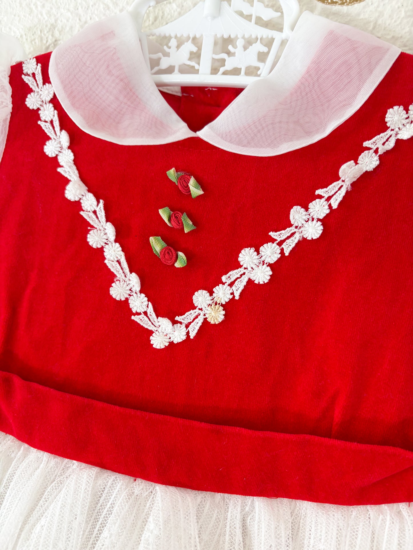 Vintage Lida California full circle toddler party dress.