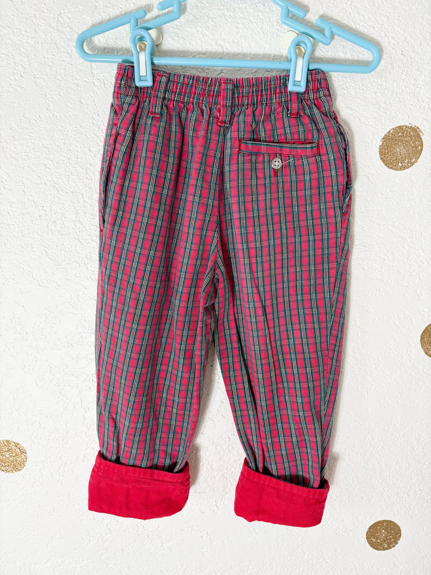 Vintage Gymboree plaid pants.