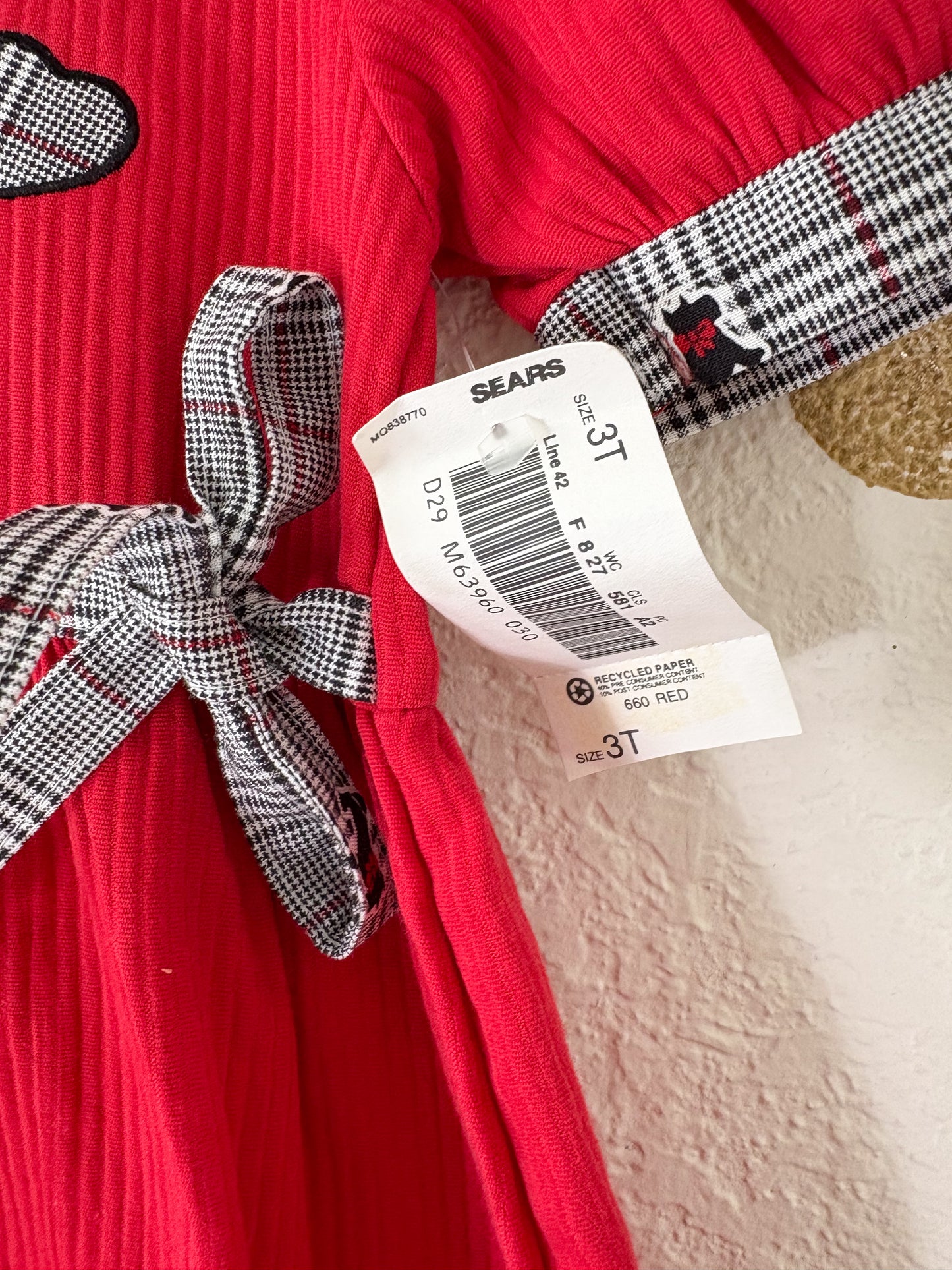 Deadstock vintage Mayfair Kids toddler dress.
