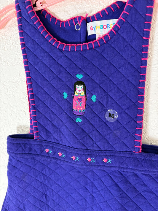 Deadstock vintage Gymboree pinafore dress.