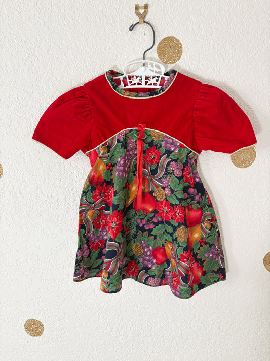 Vintage Little Precious toddler holiday dress.