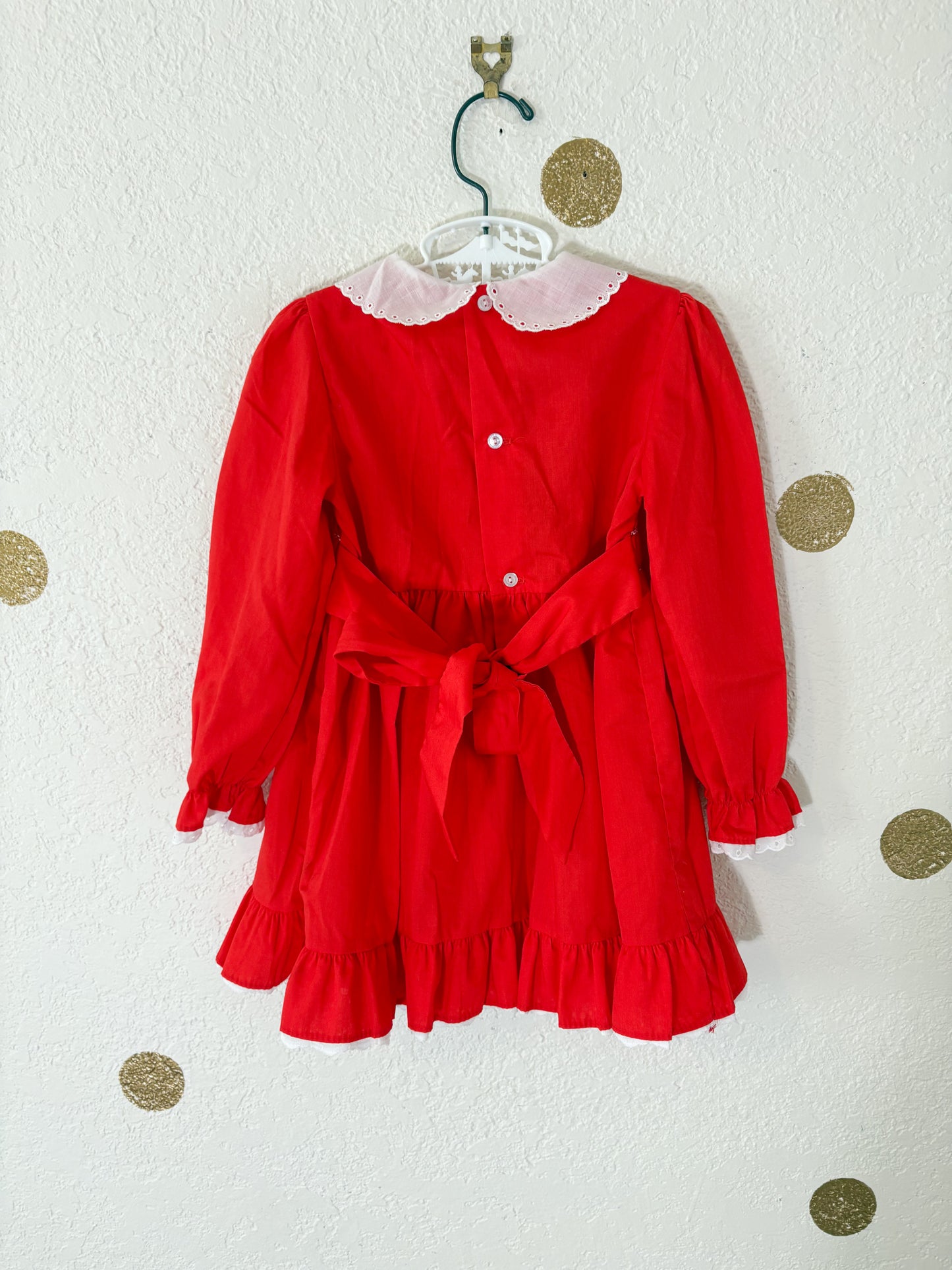 Vintage smocked toddler dress