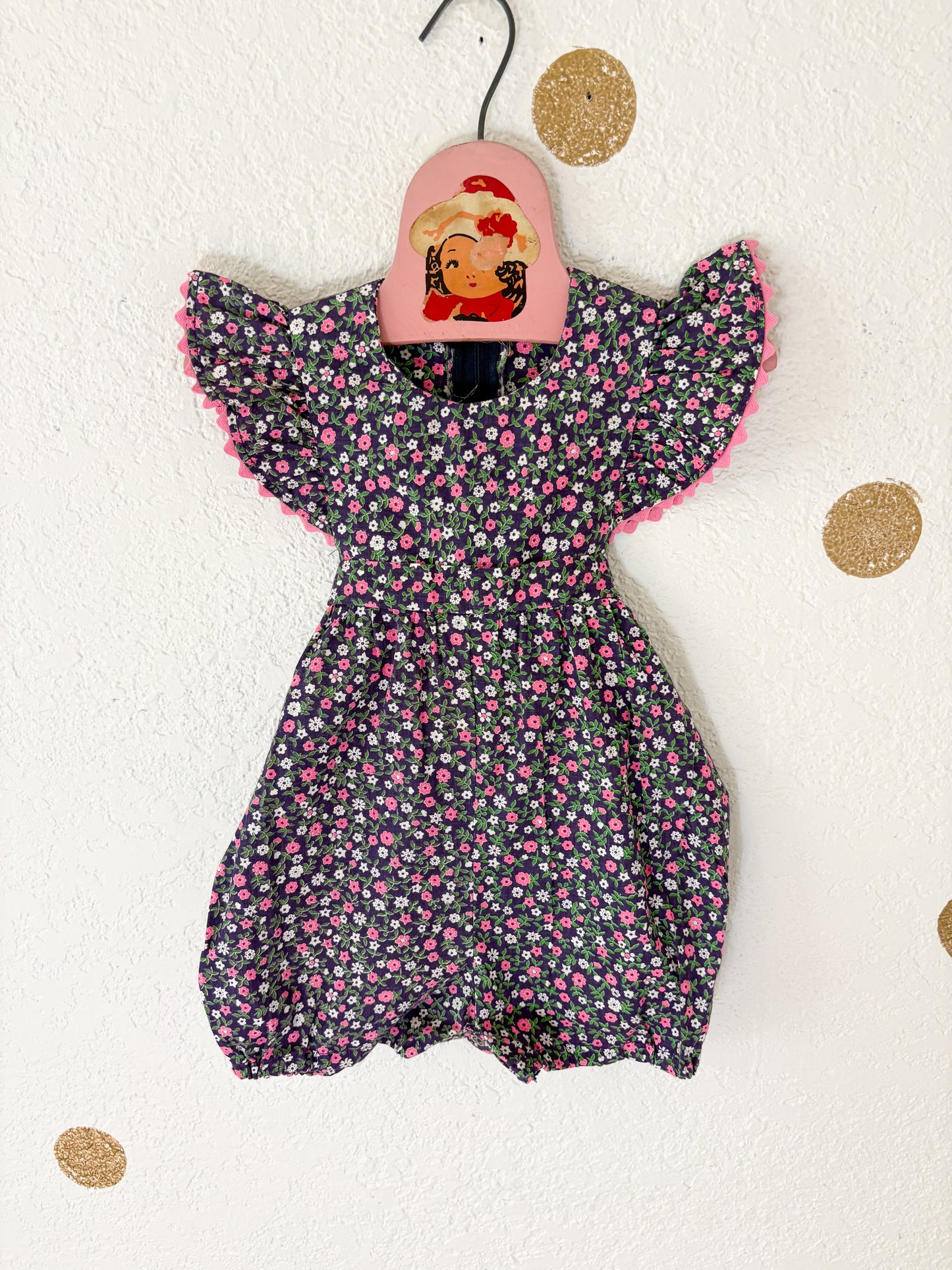 Homemade vintage baby romper.