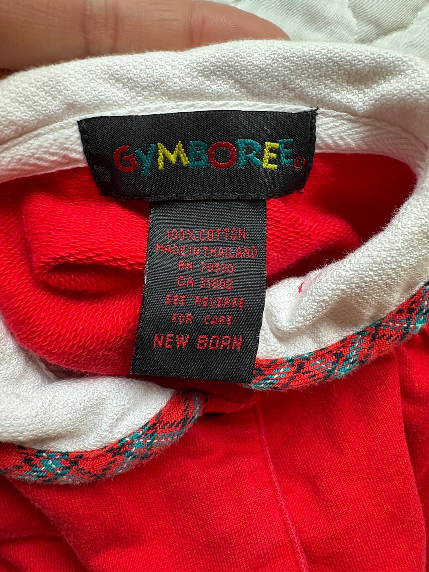 Rainbow Tag Gymboree baby tunic.