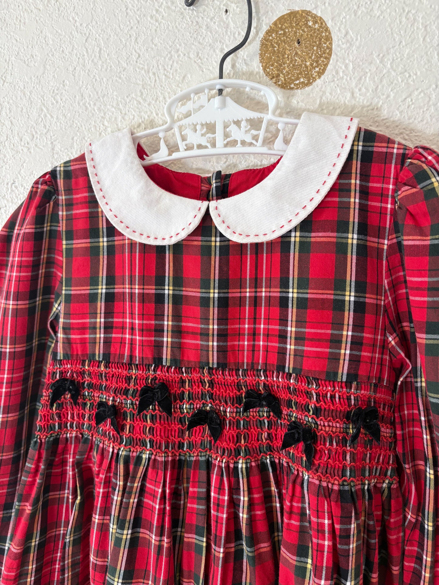 Hartstrings plaid dress.