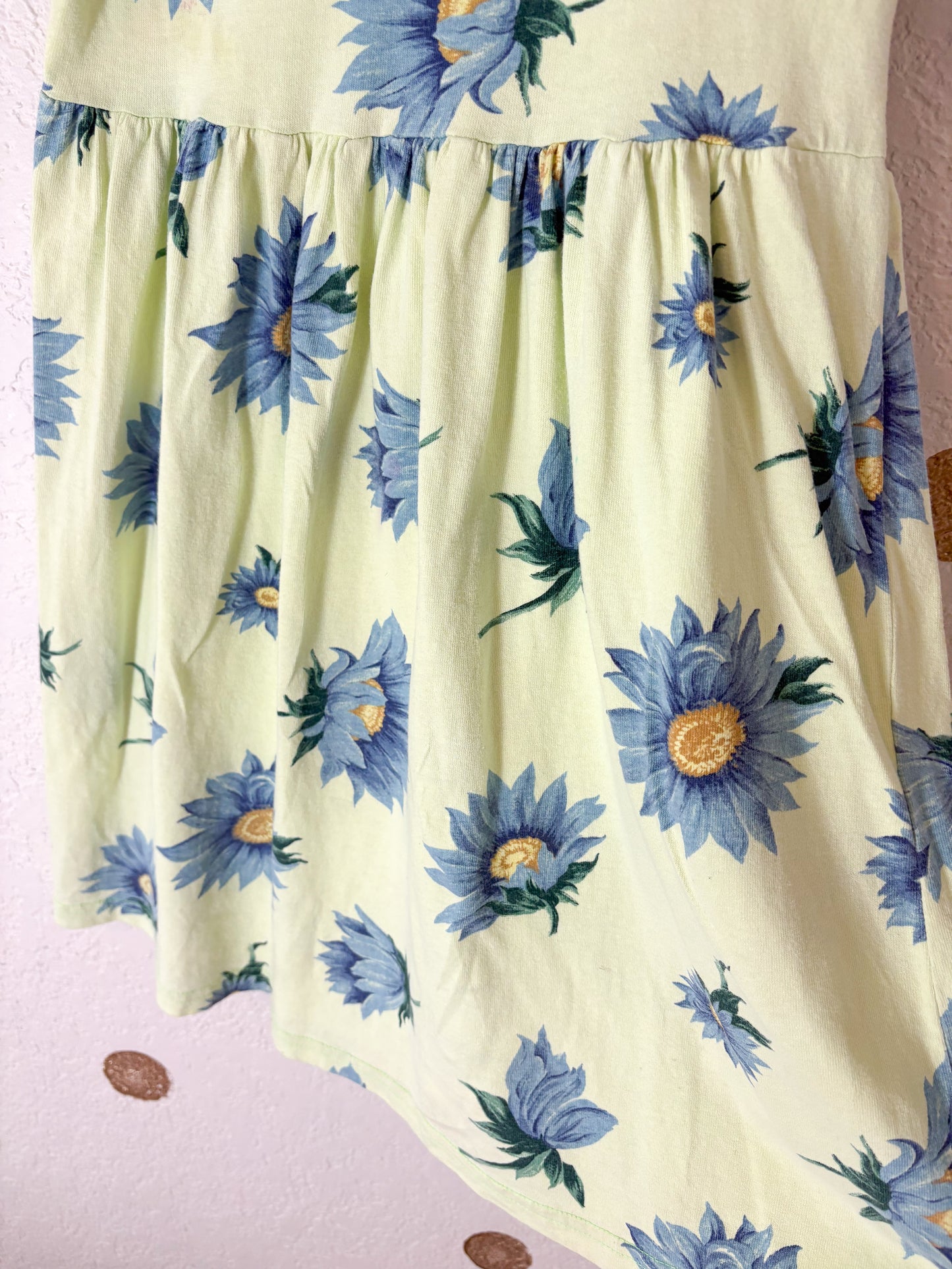 Vintage Cotton Fields USA AOP floral dress.