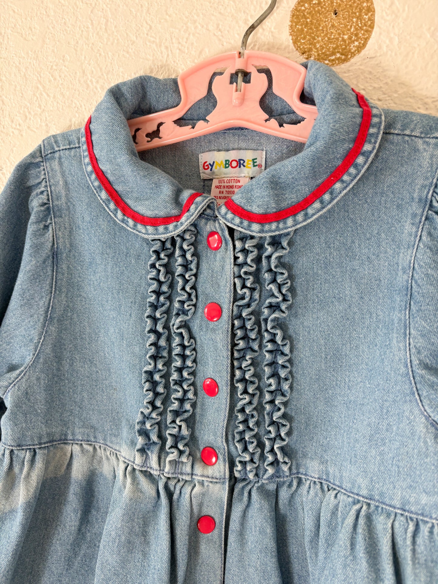 Vintage Gymboree chambray tunic and leggings set.