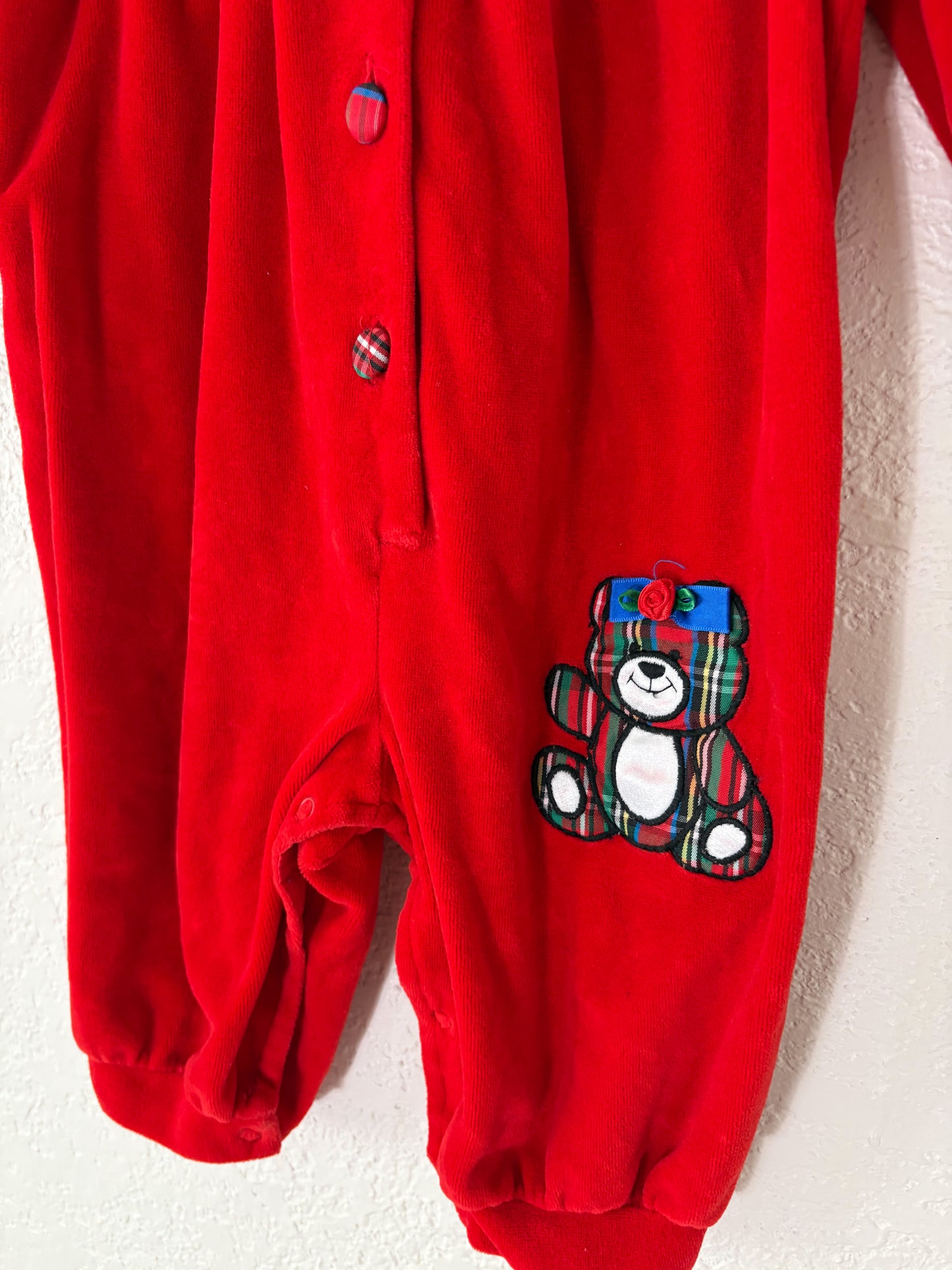 Unbranded vintage appliqué baby romper