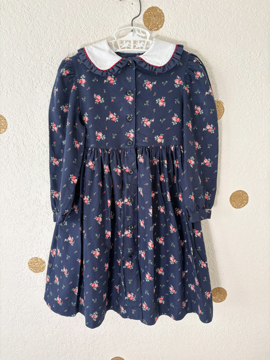 Unbranded vintage French floral dress.