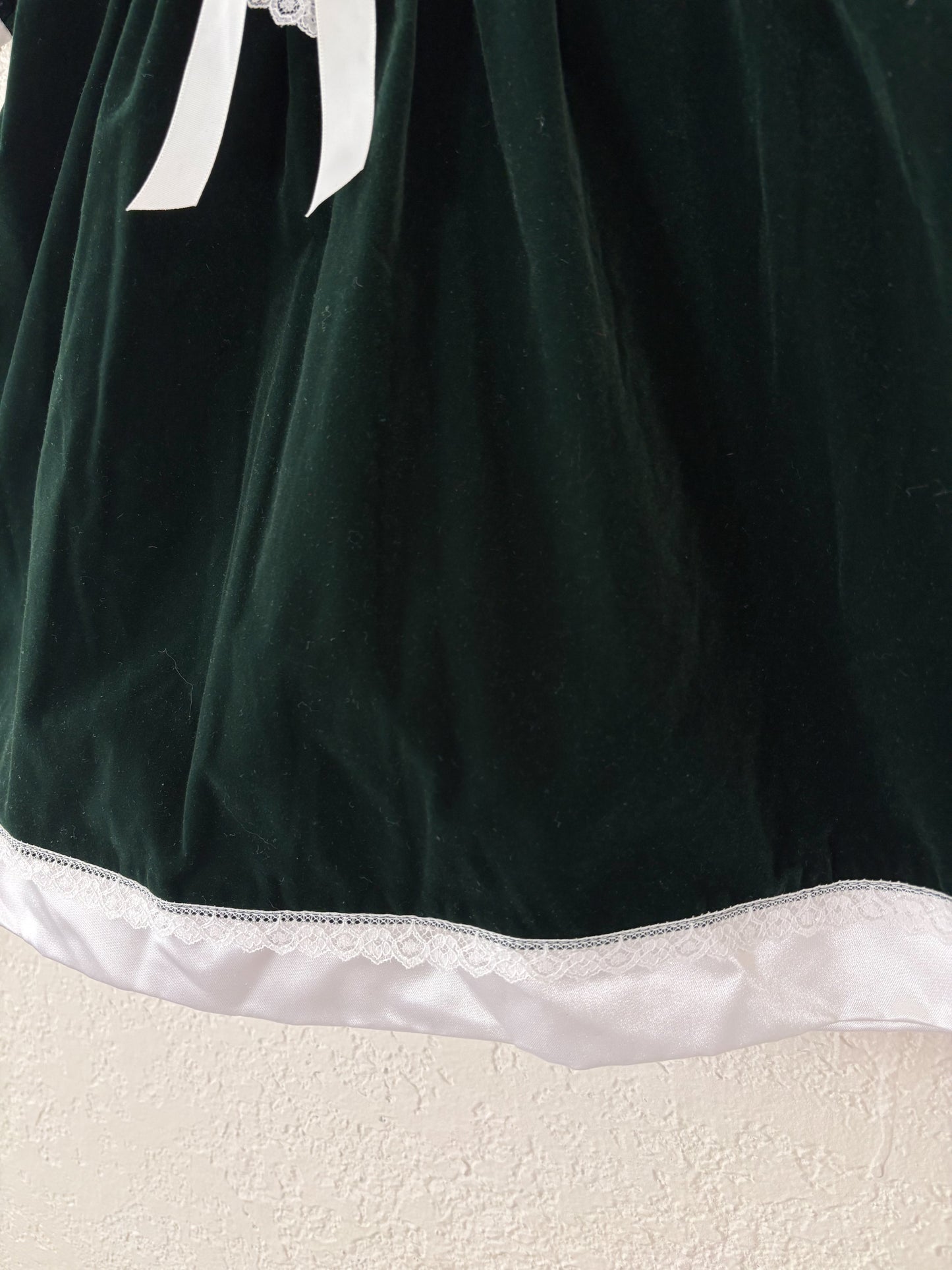 Vintage Evy toddler velvet dress.