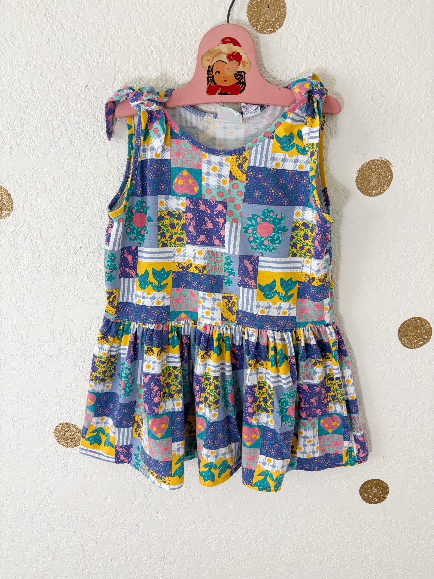 Vintage Amie 'n Alexis faux pat work dress/tunic.